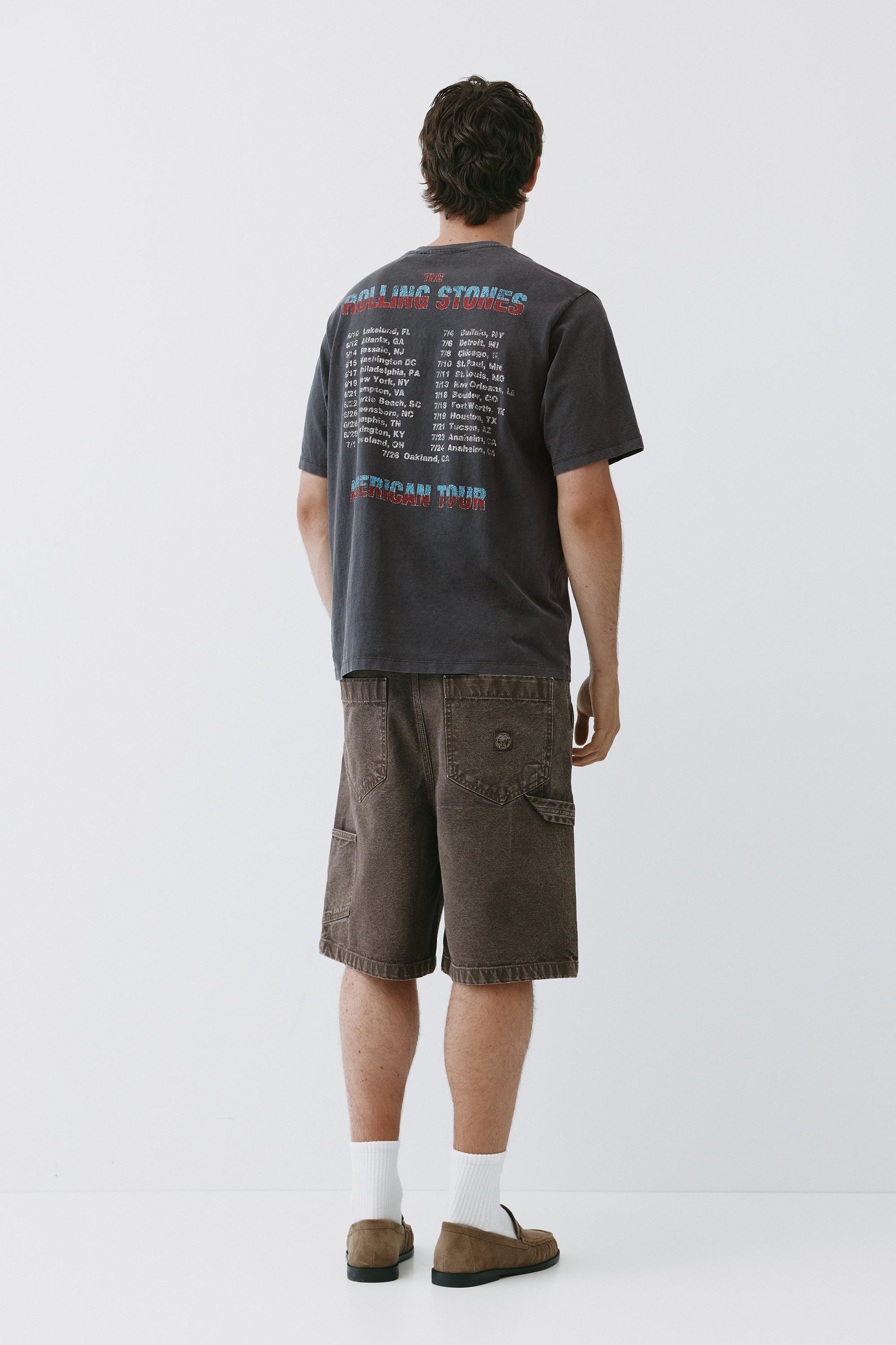 Rolling Stones T-shirt — Dark anthracite