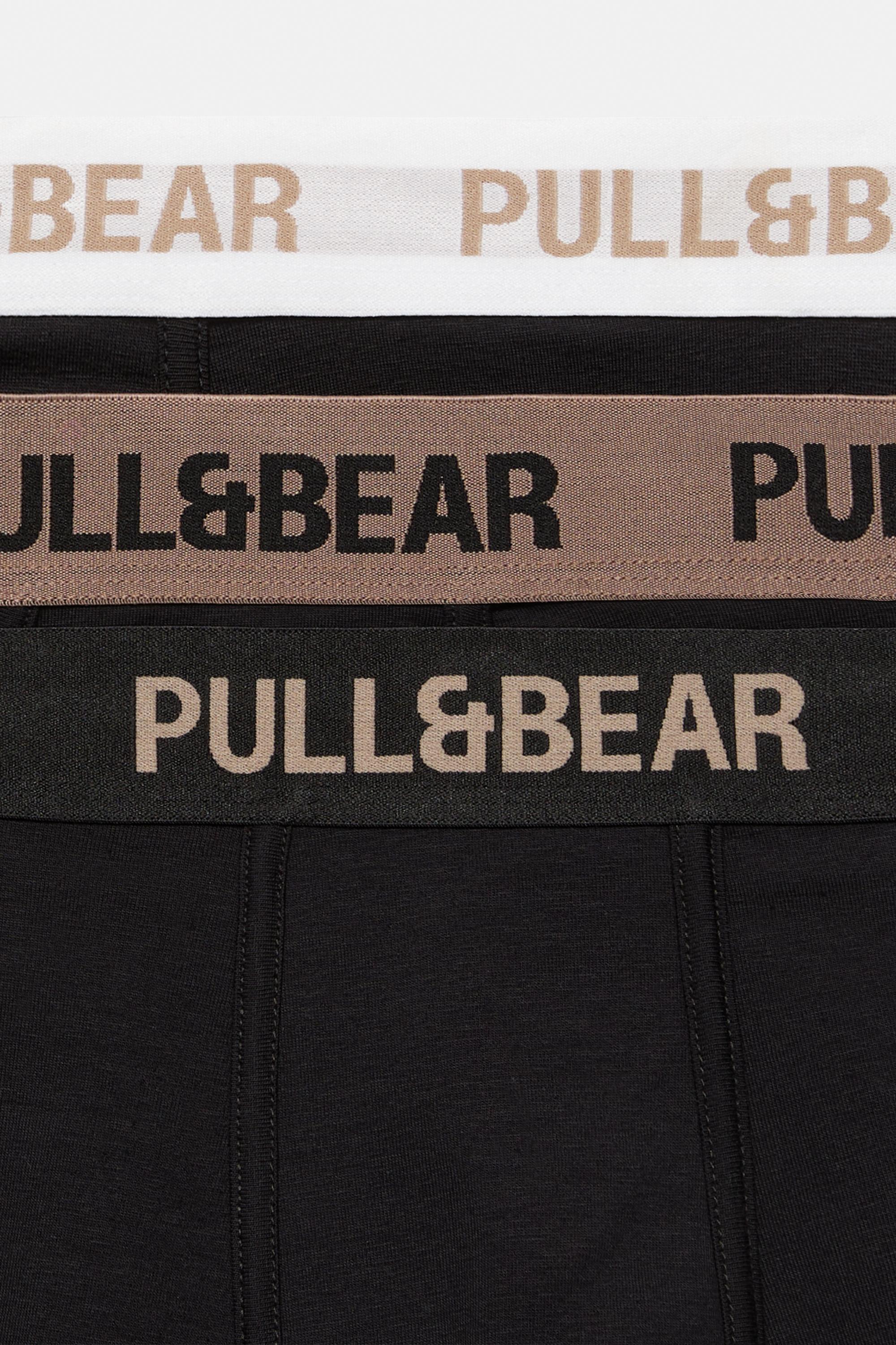 3-pack of black boxers with logo — Others