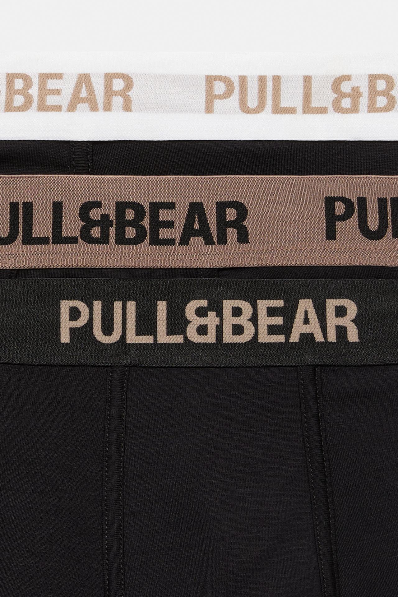 3-pack of black boxers with logo — Others