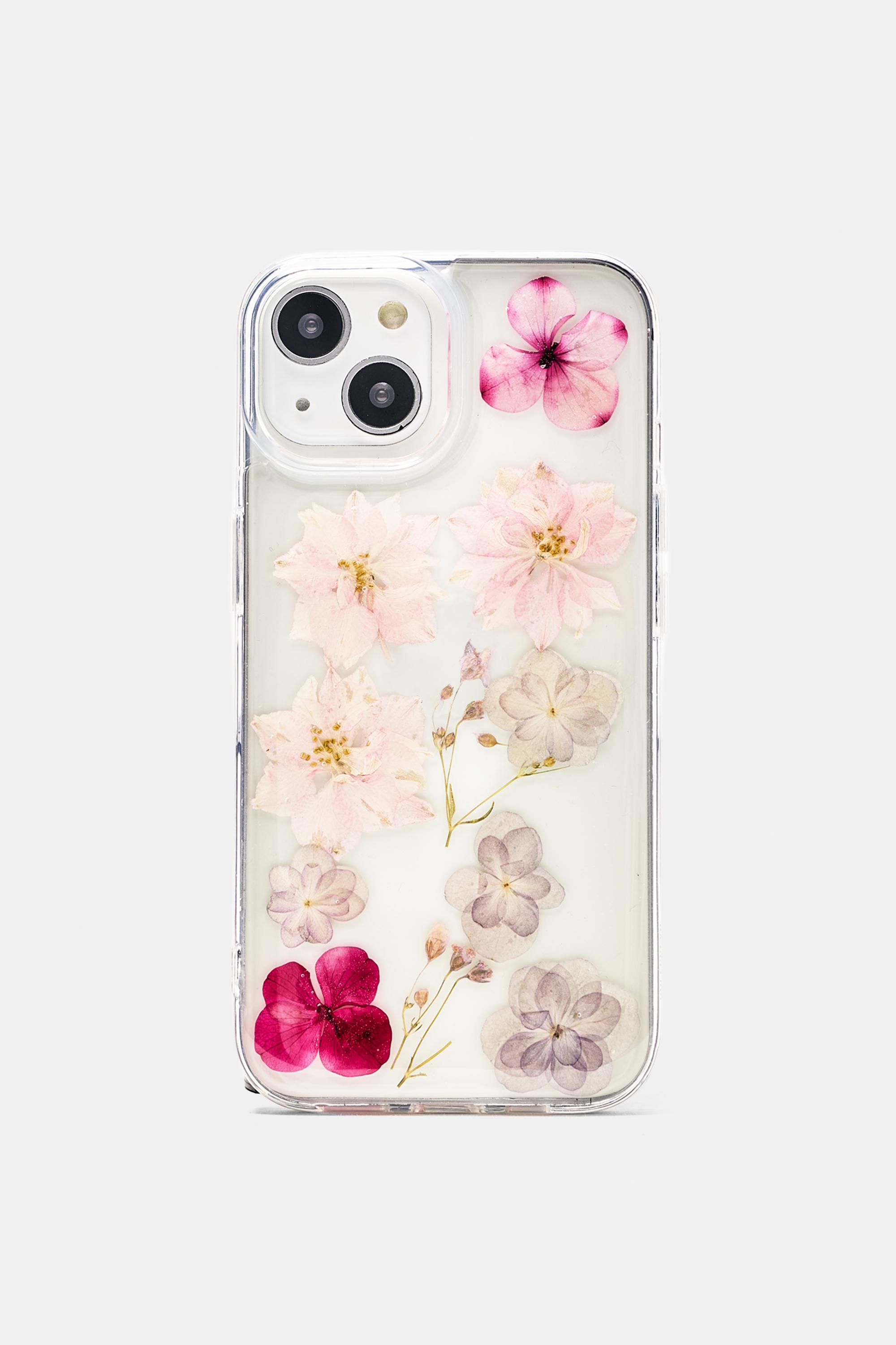 Floral iPhone case — Pink