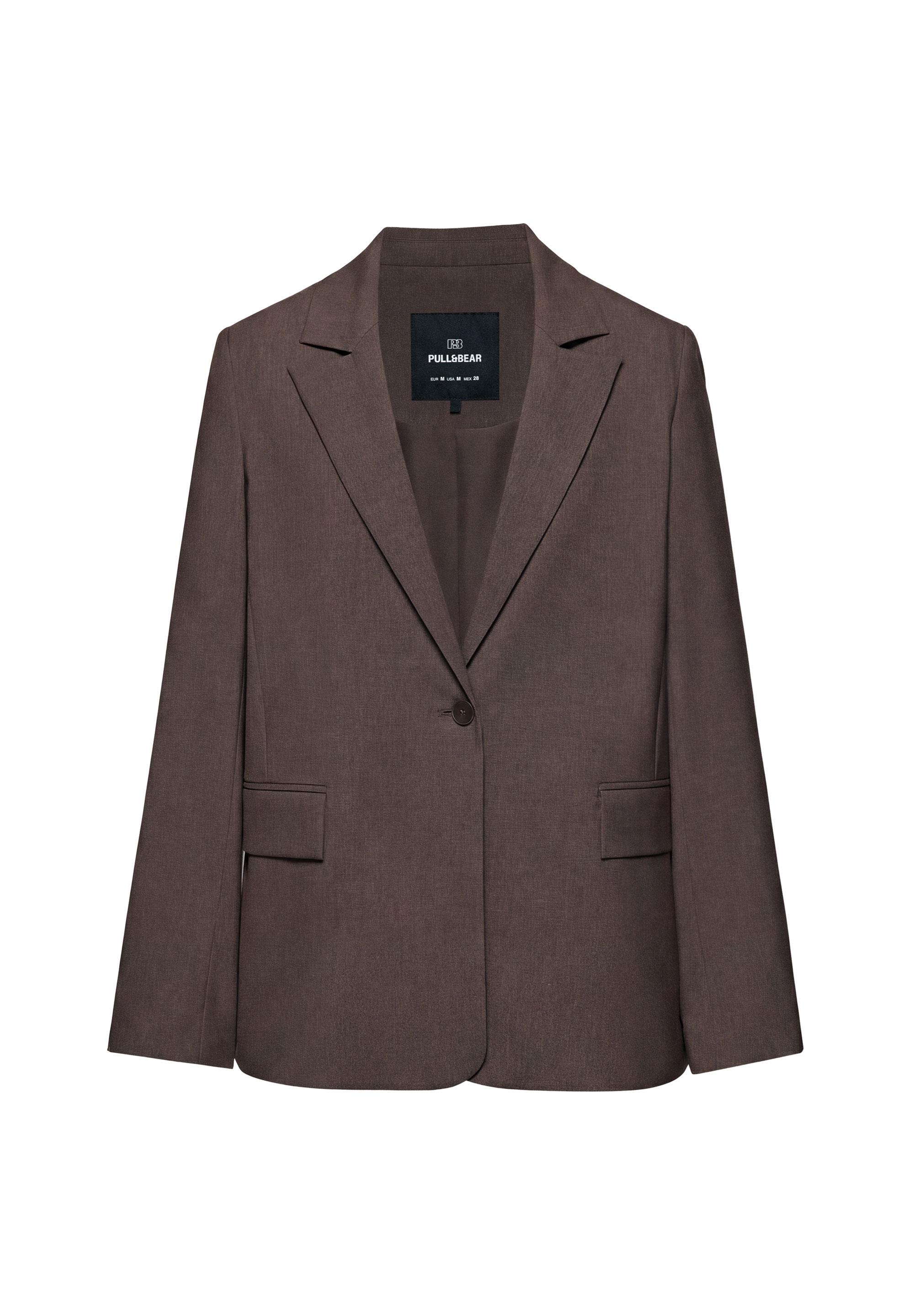 Basic blazer — Brown