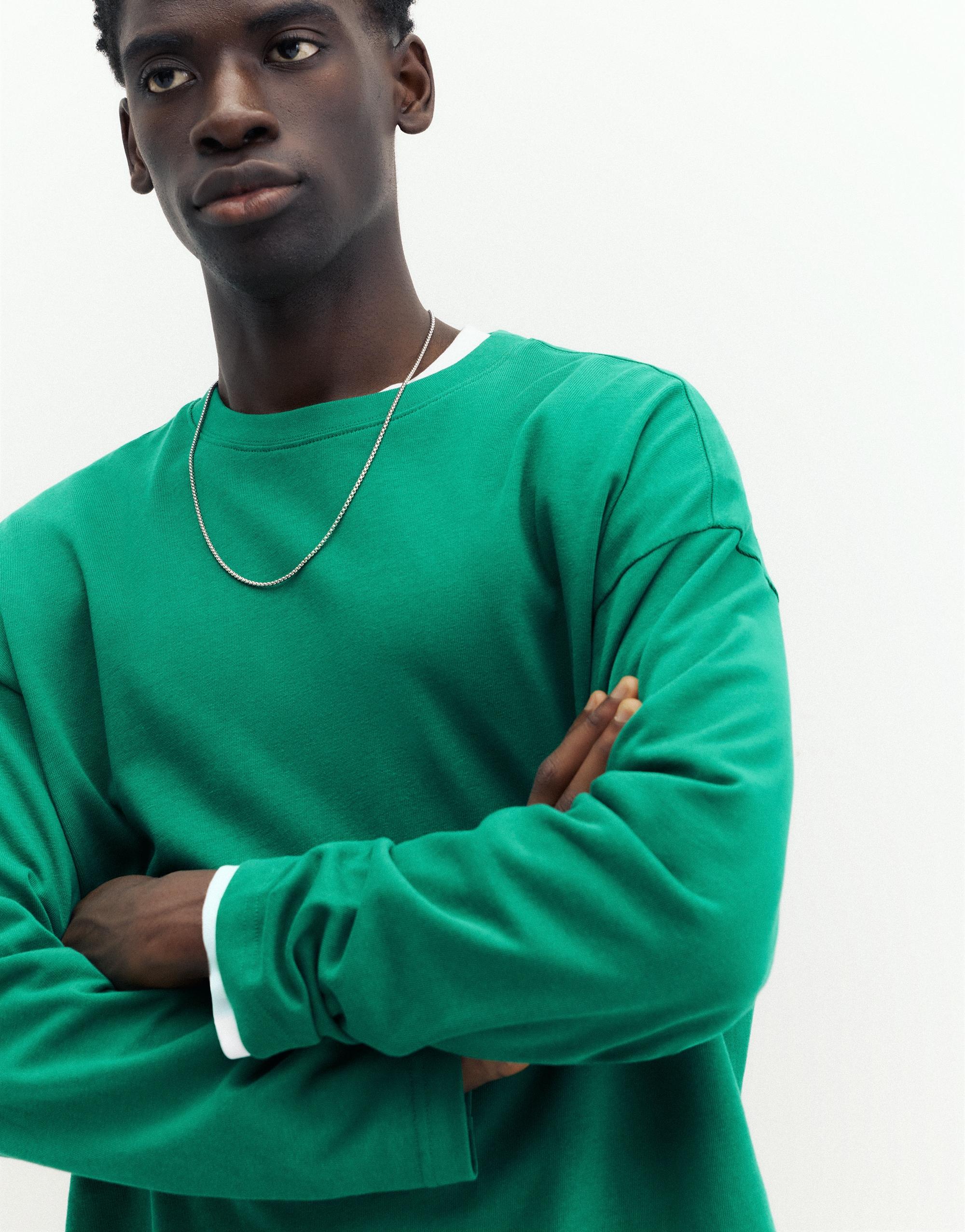 Heavy weight relaxed fit T-shirt — Green
