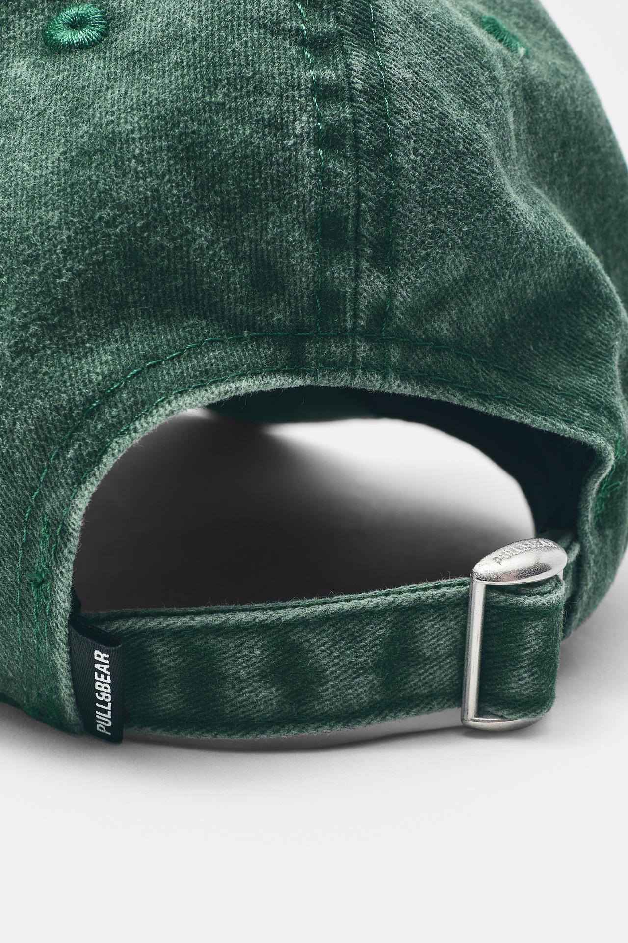 Homeward Bond embroidered cap — Medium green
