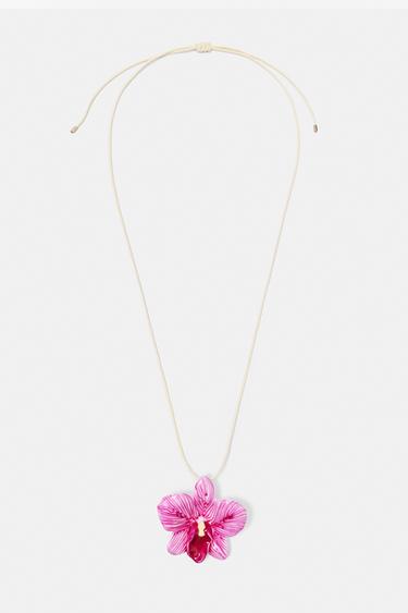 Floral necklace — Pink 6