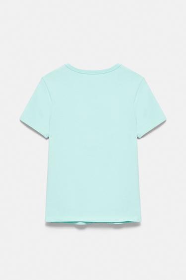 Fitted short sleeve T-shirt — Sky blue 6