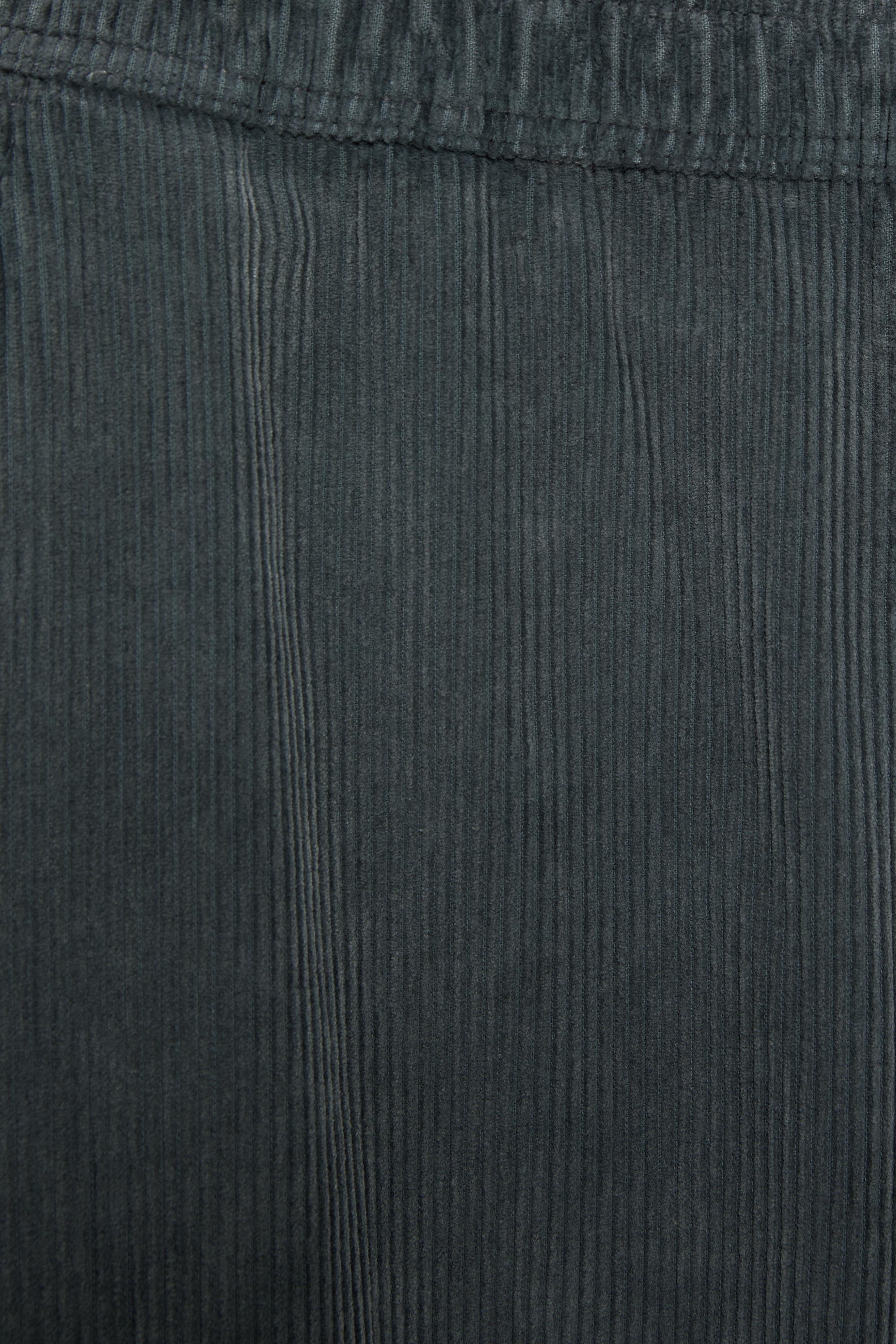 Kordonlu baggy kadife jogger pantolon - Görsel 15