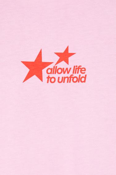 Oversize star graphic T-shirt — Pink 8
