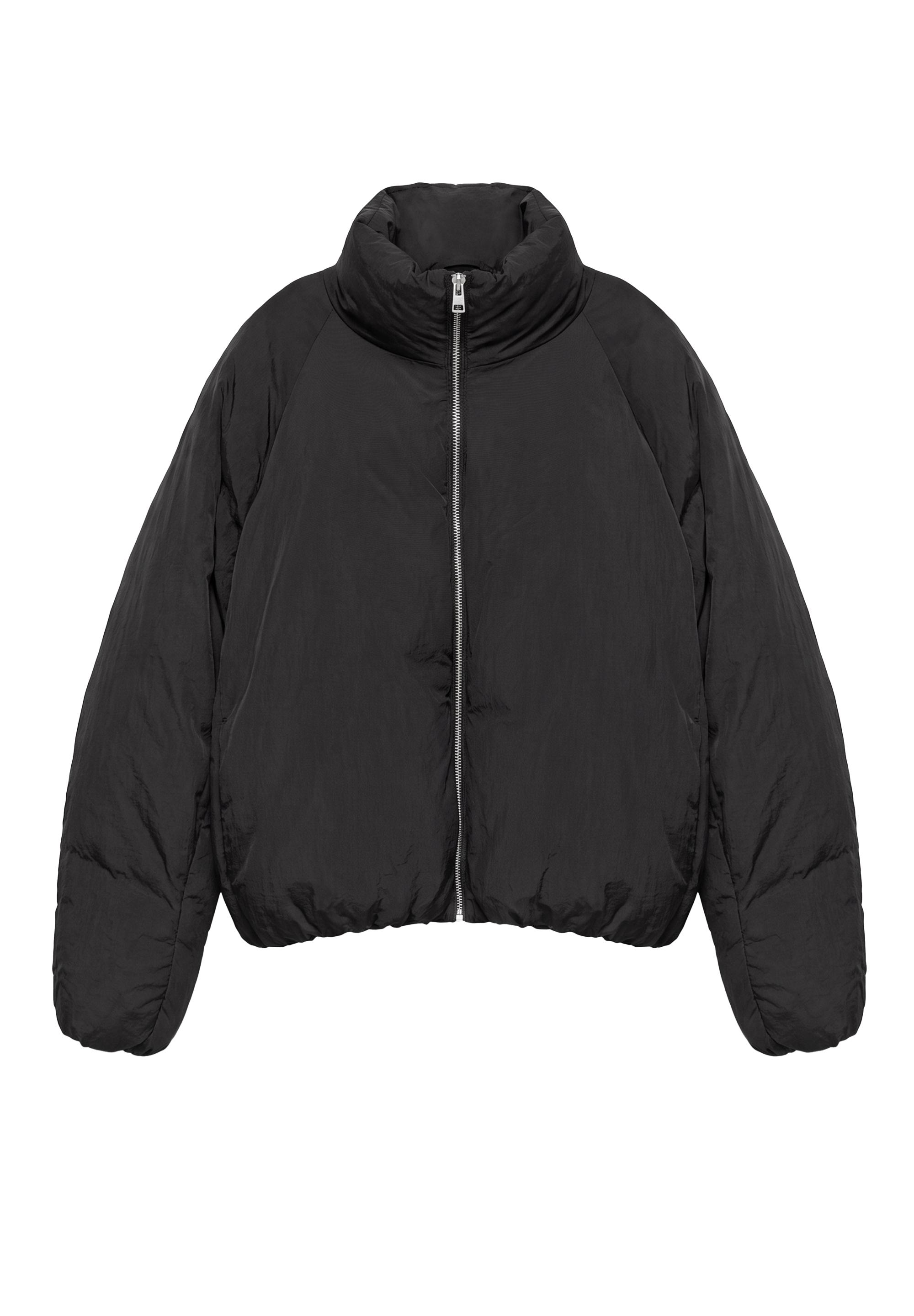 Pull&Bear Dik yaka şişme mont görsel 2