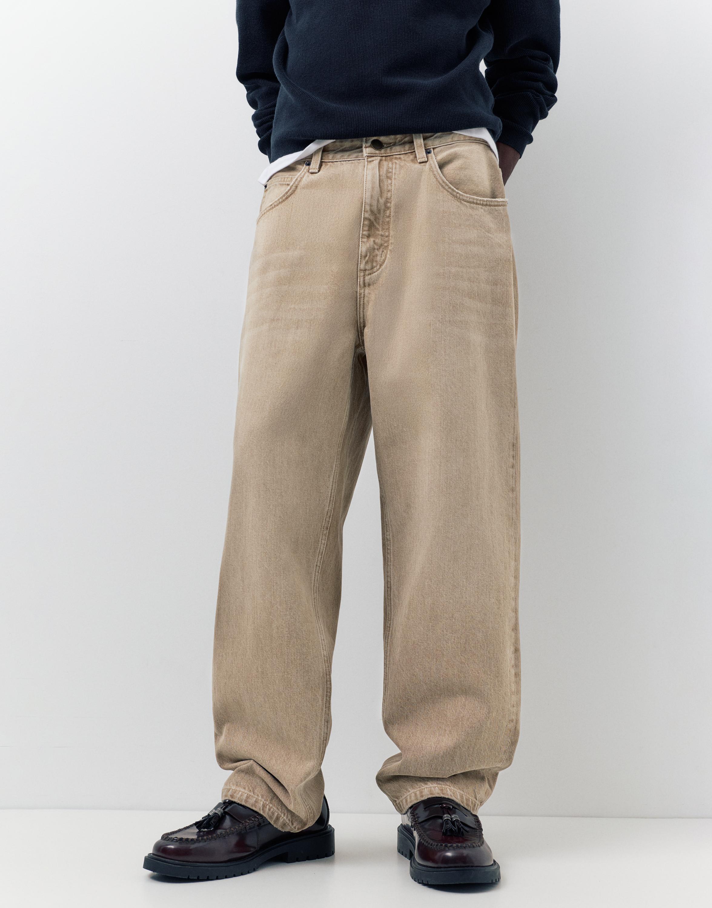 Baggy jeans — Medium ecru