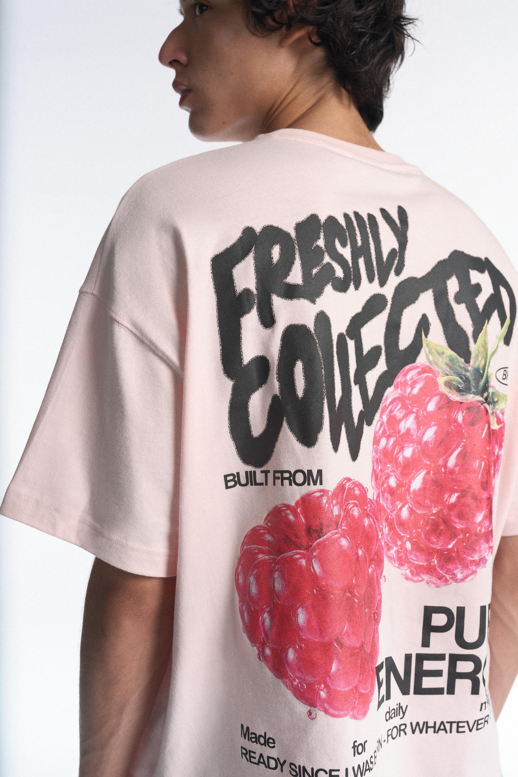 STWD graphic T-shirt — Pastel pink