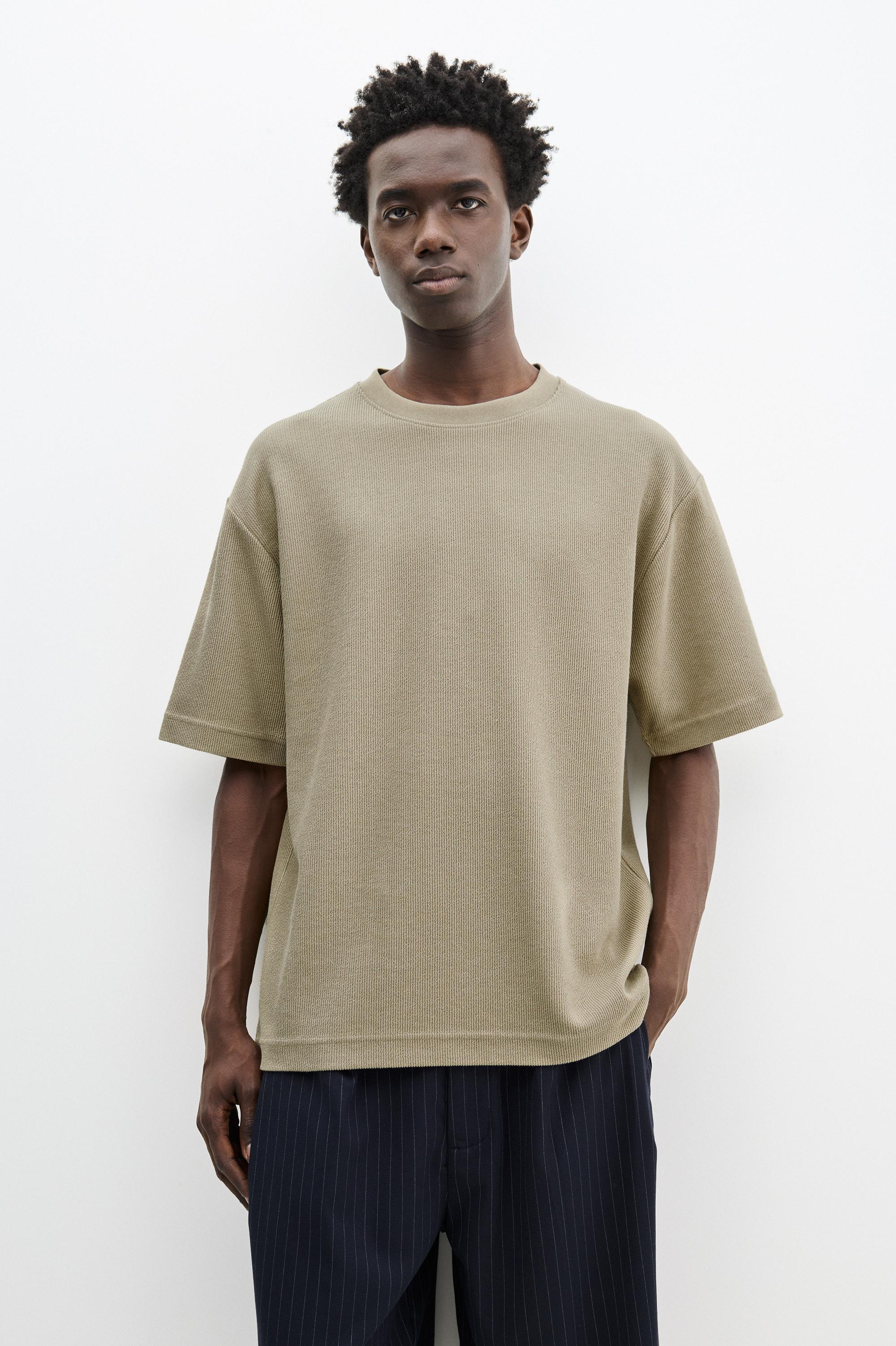 Sweatshirt Mit Kurzen Ärmeln Und Struktur