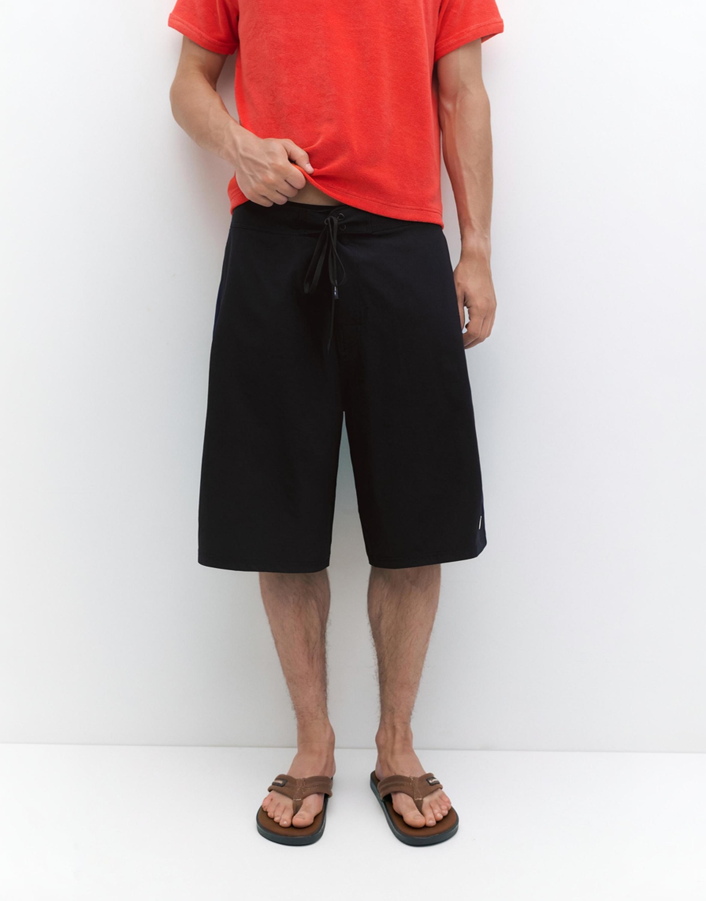 Pleasures x STWD swim shorts — Black