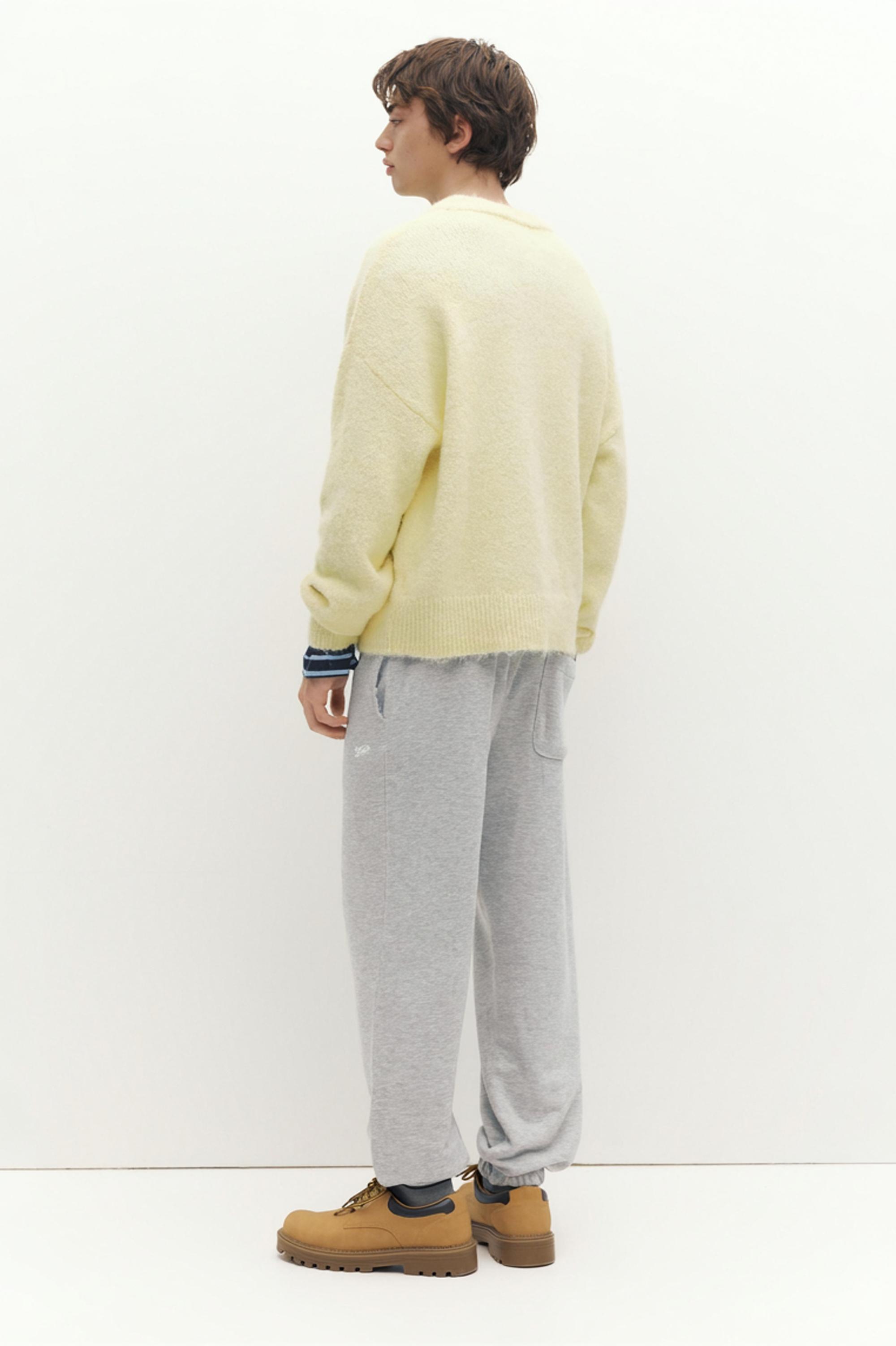 STWD tracksuit bottoms — Grey marl