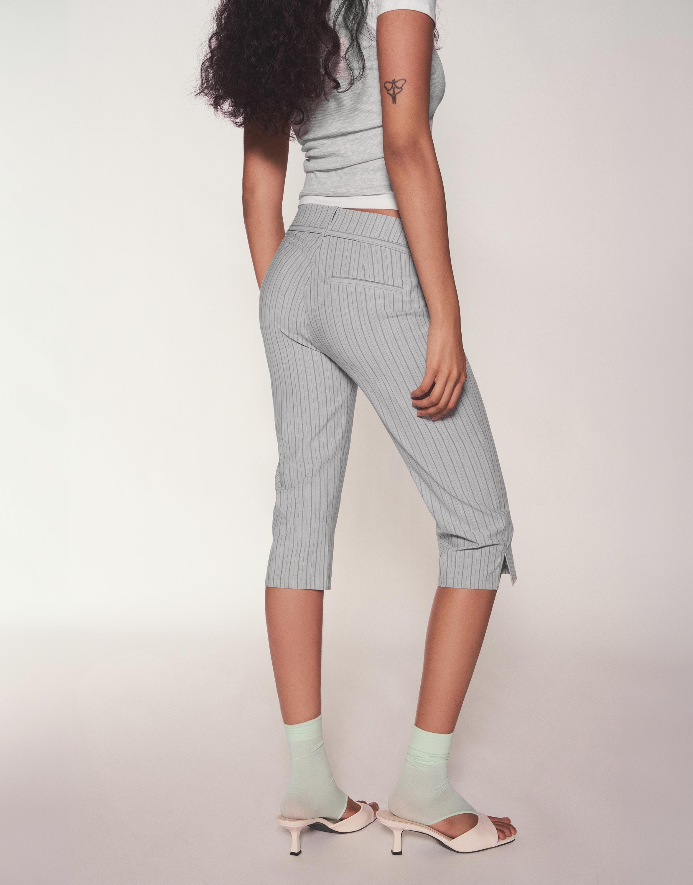 Striped capris — Striped