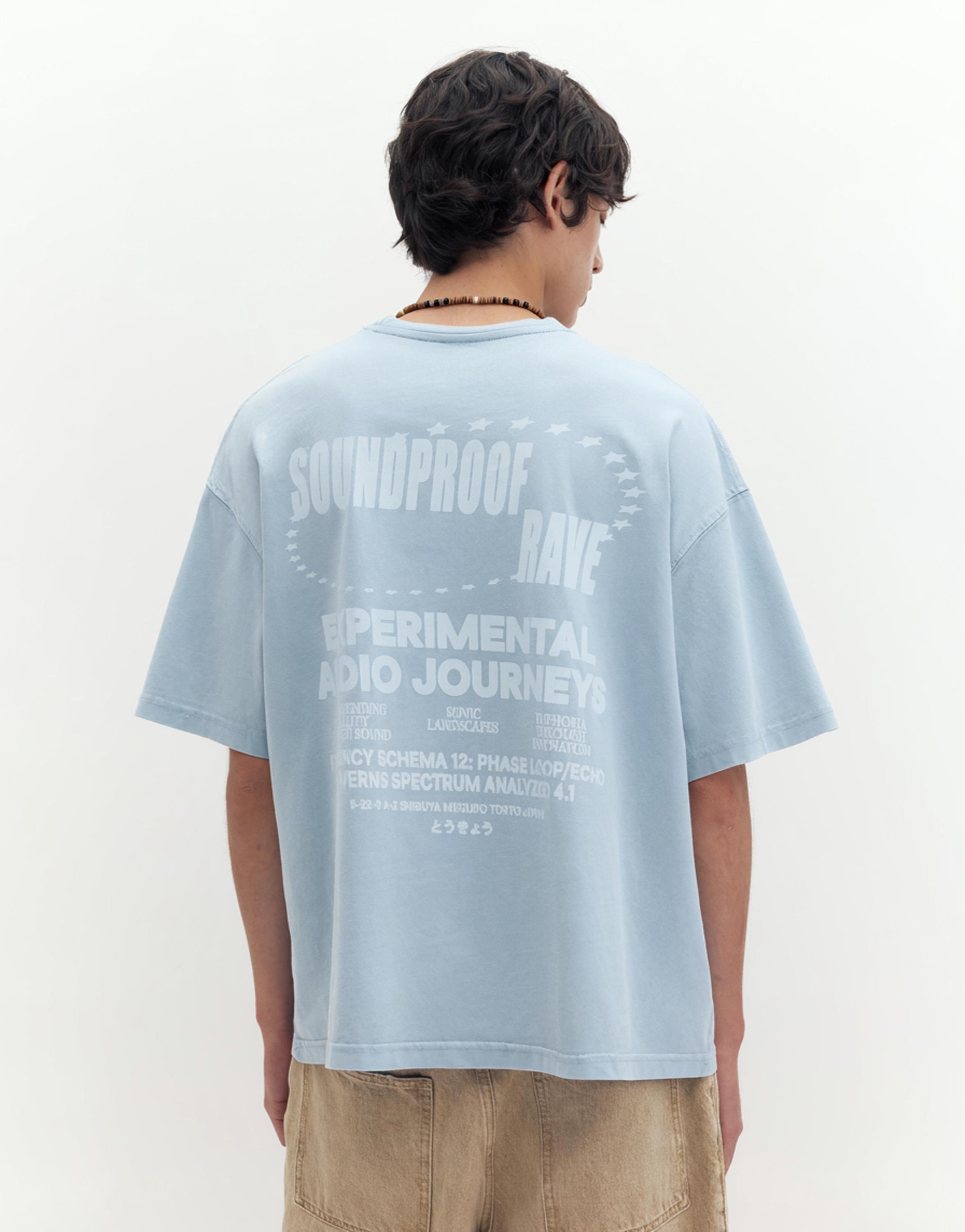 STWD boxy T-shirt — Pastel blue