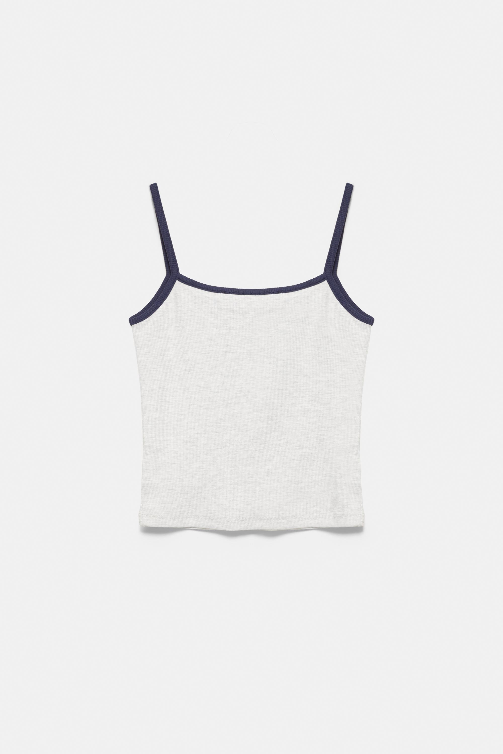 STWD fine strap top — Grey