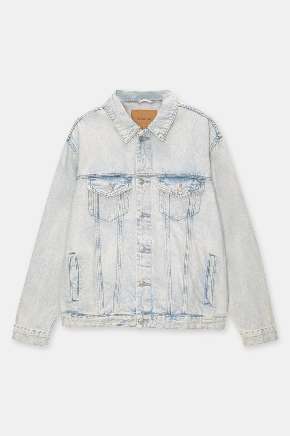 Jeansjacke mit Taschen - PULL&BEAR