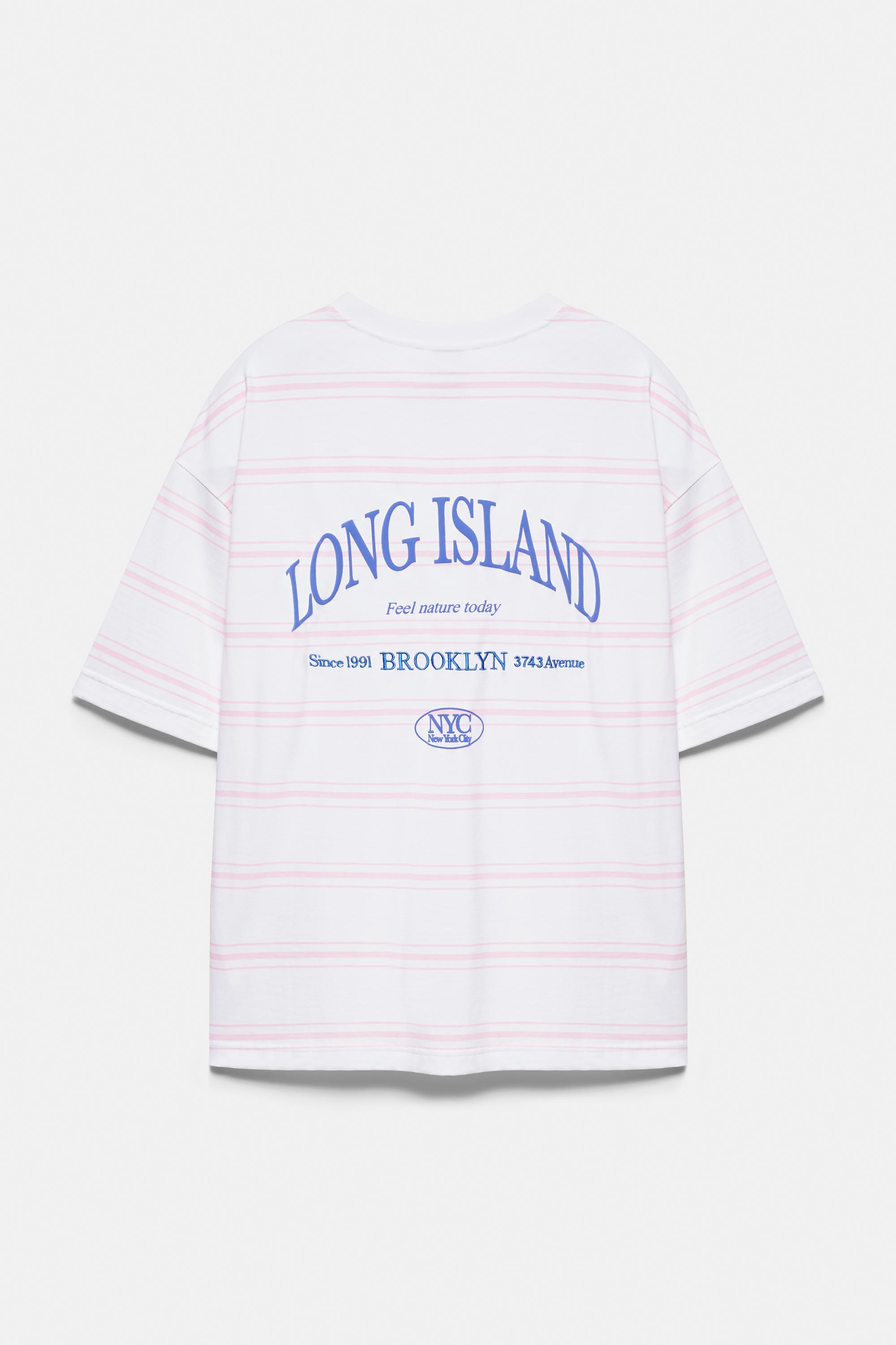 Striped NYC graphic T-shirt — Striped