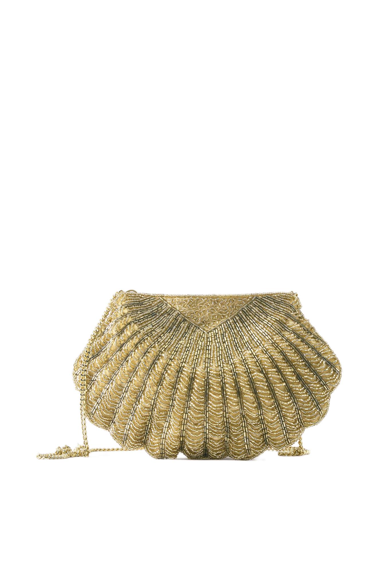 Bolso concha abalorios