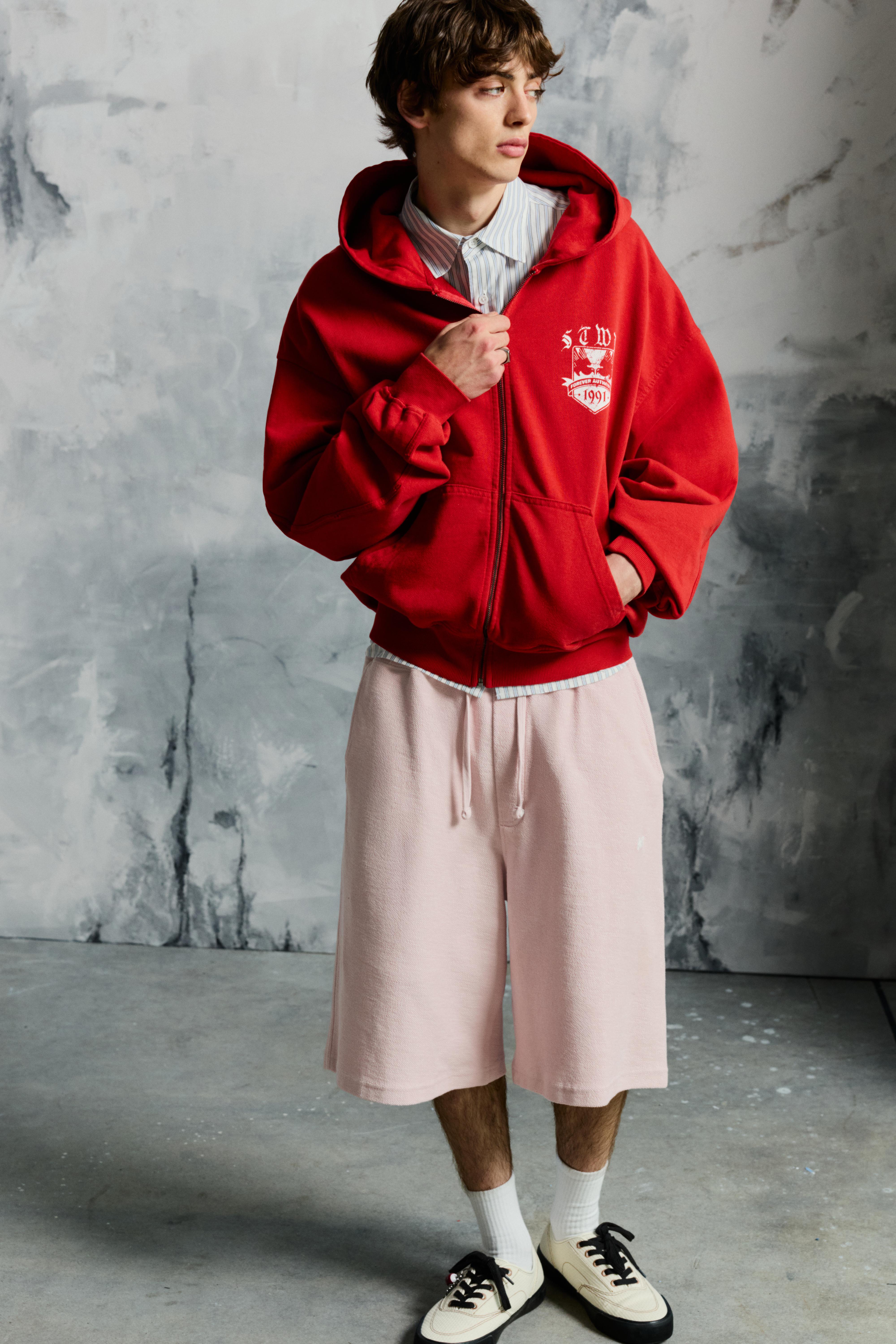 STWD skater jogger Bermuda shorts — Pink
