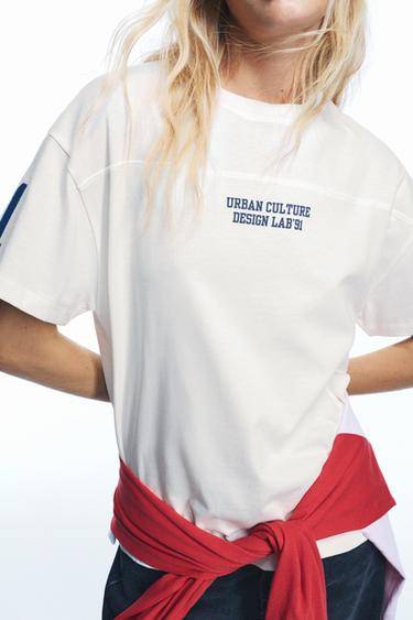 Graphic number short sleeve T-shirt — Ice 5