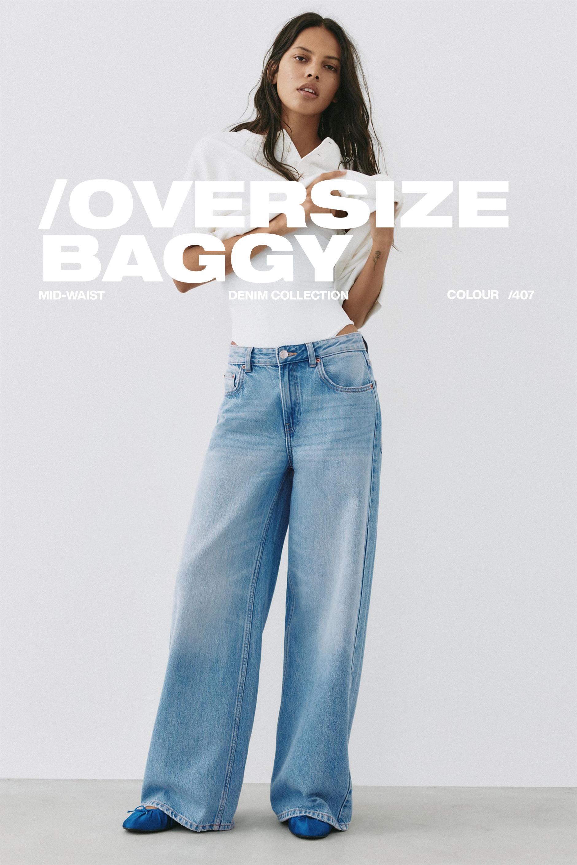 Oversize baggy jeans — Indigo
