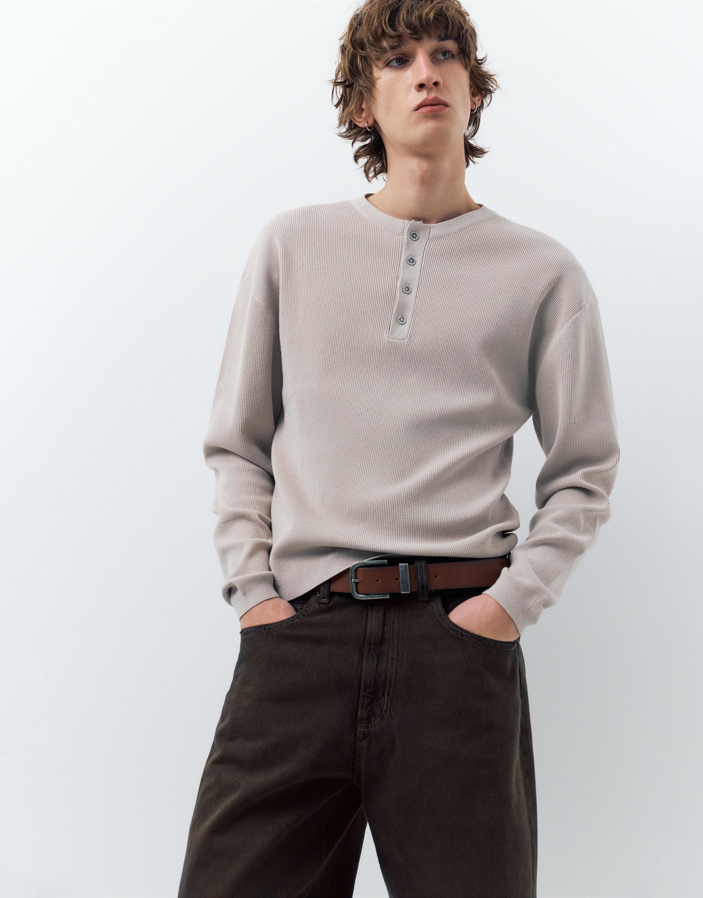 Wide-leg jeans — Rust