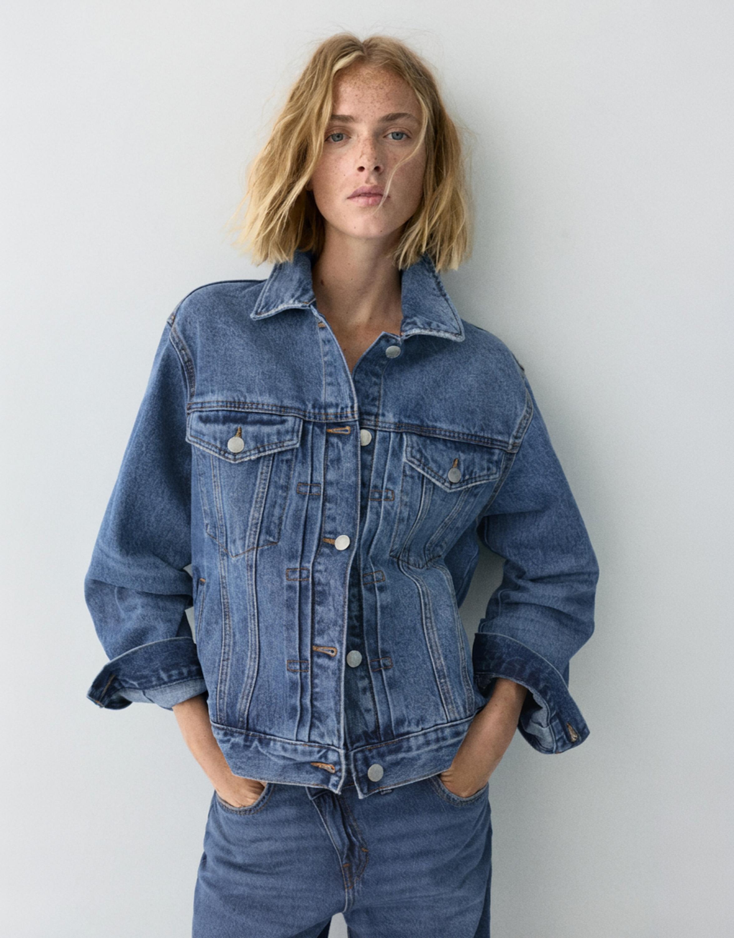 Denim jacket — Medium blue