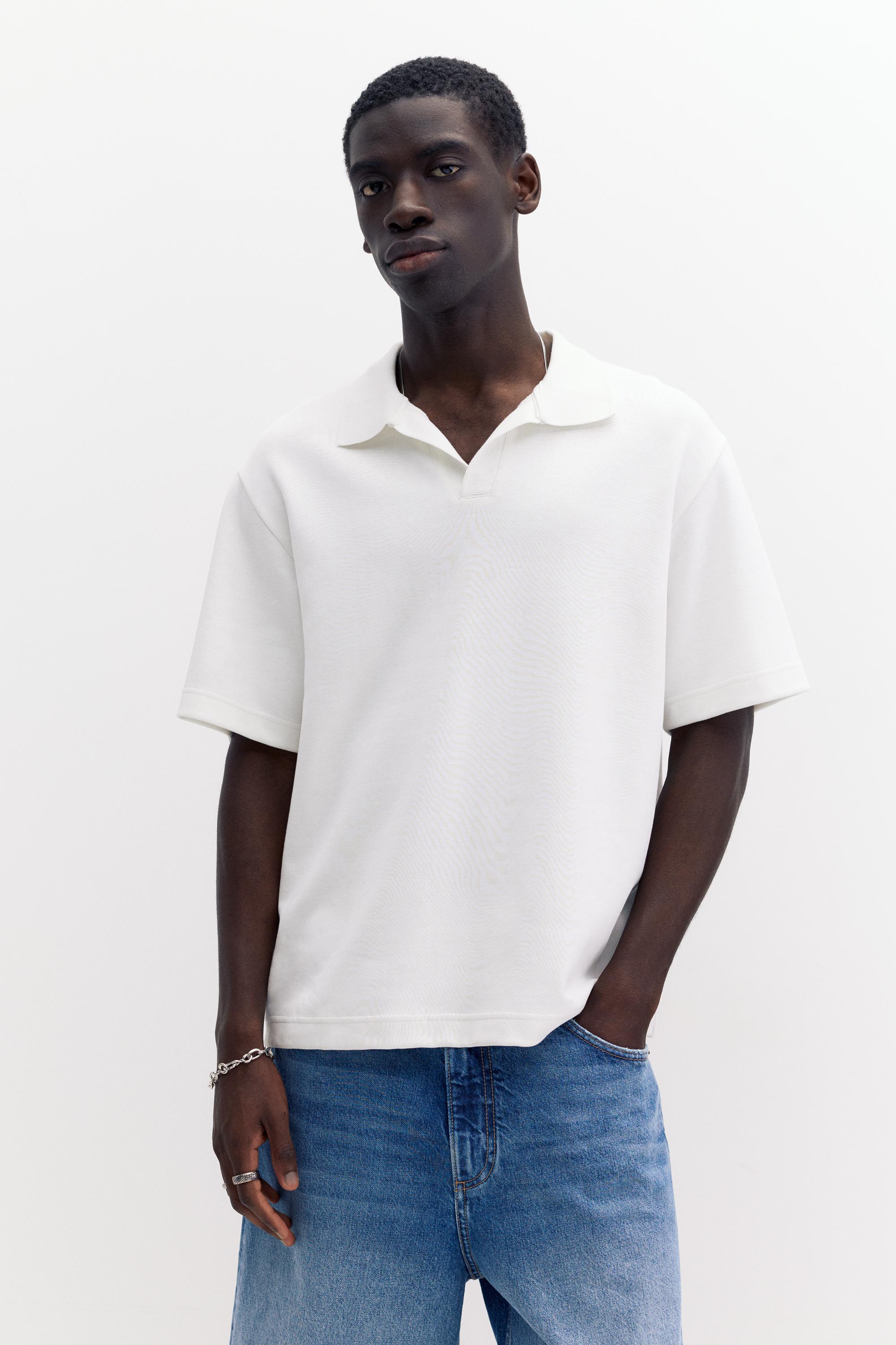 Kısa kollu interlok polo - Görsel 50