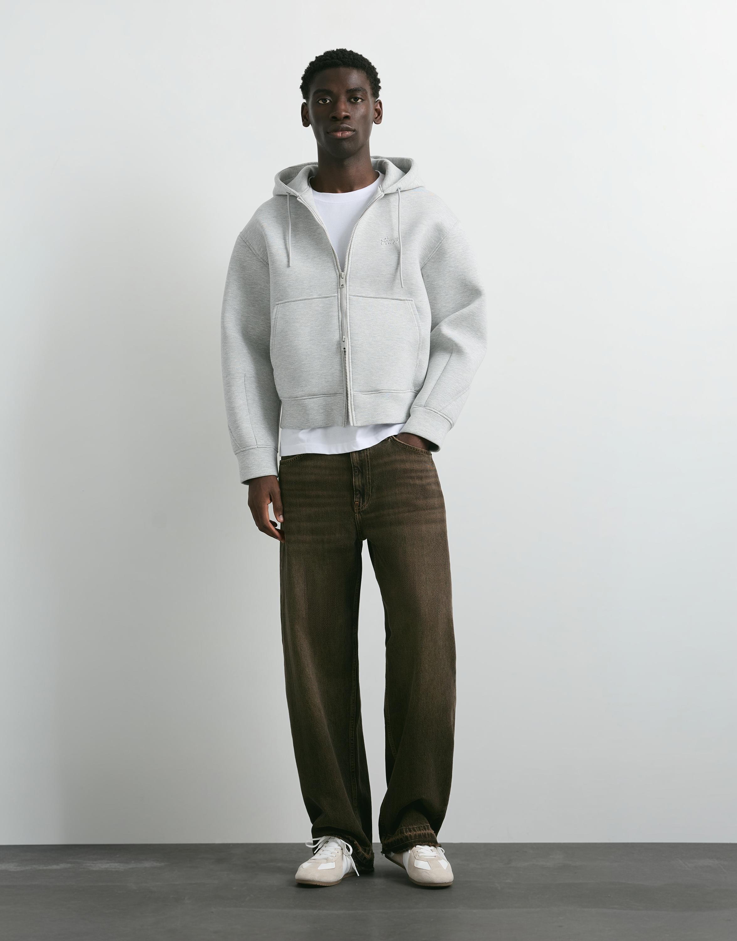 Wide-leg jeans — Brown
