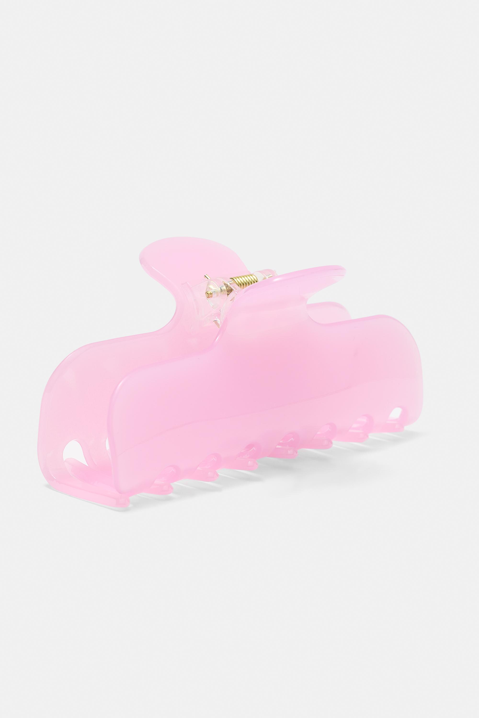 Jelly hair clip — Pink