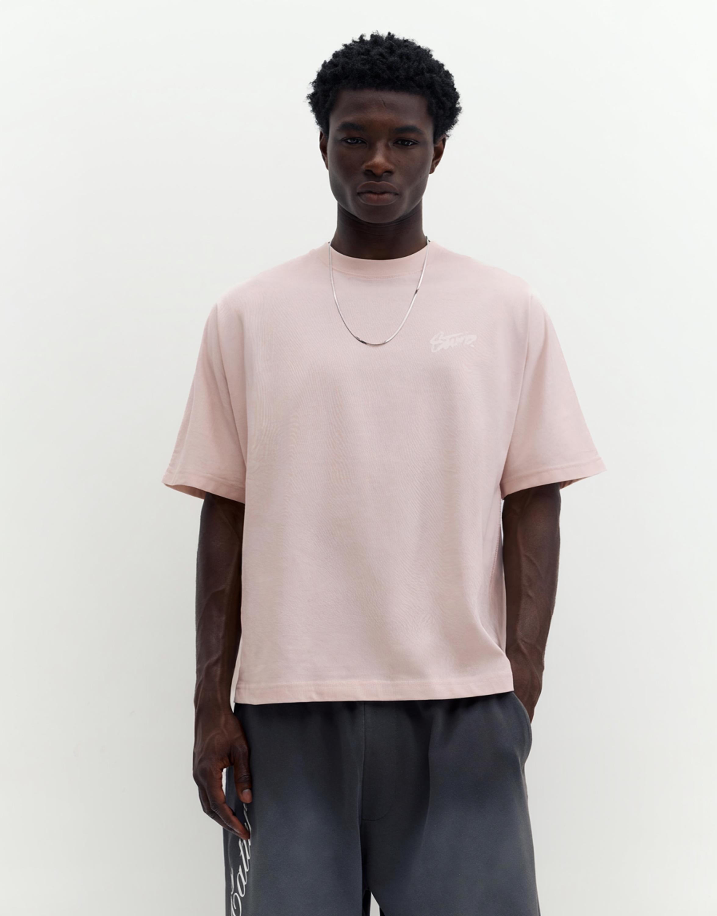 STWD graffiti logo T-shirt — Pink