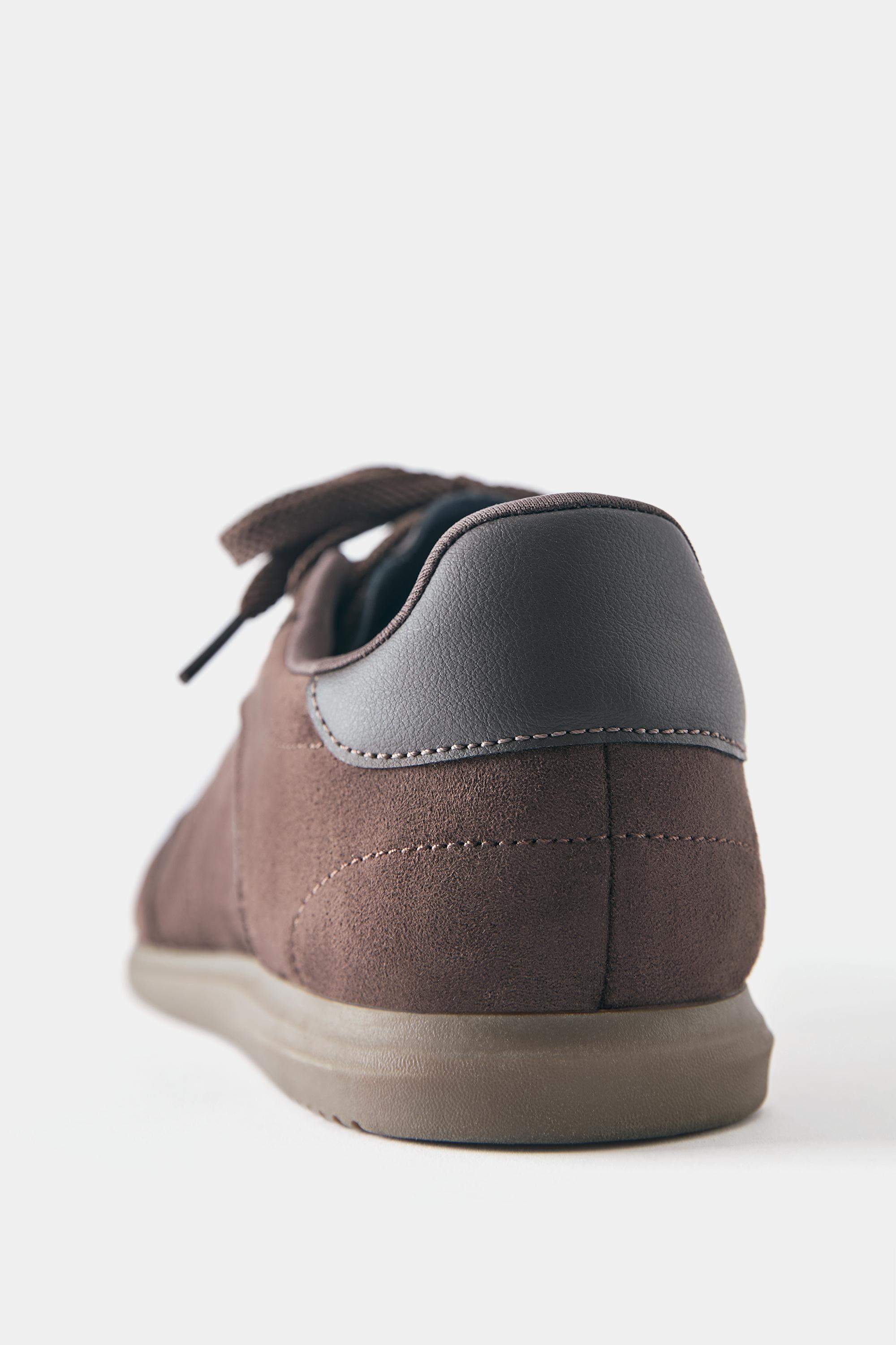 Slim trainers — Brown