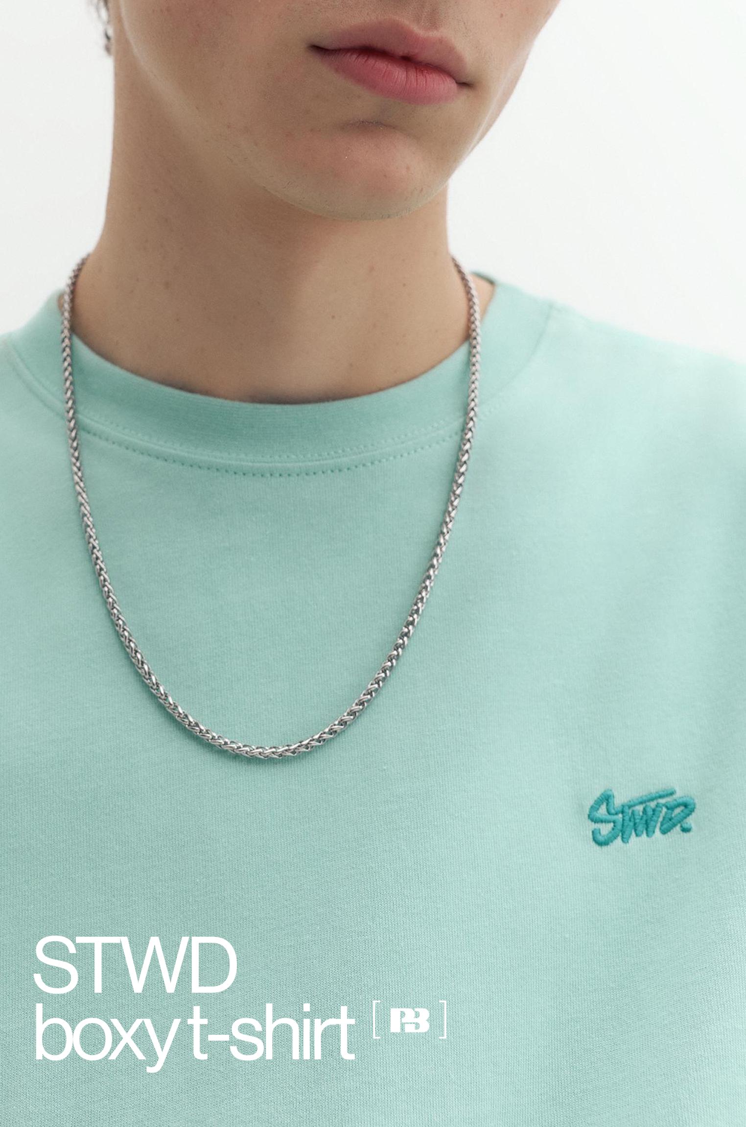 STWD logo boxy T-shirt — Green