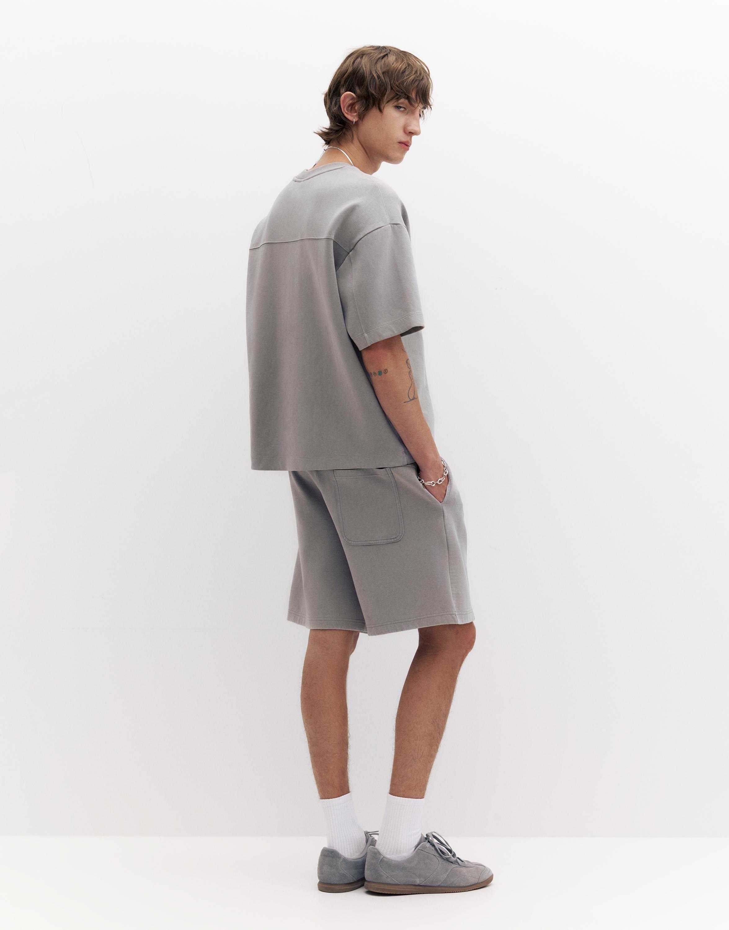 Kısa kollu interlok sweatshirt - Görsel 97