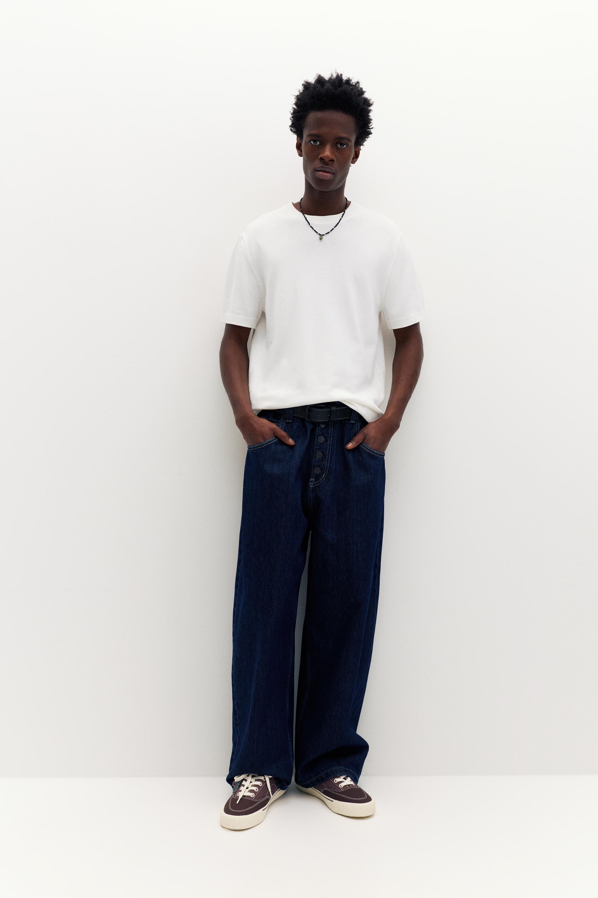 Short sleeve jumper — Off white