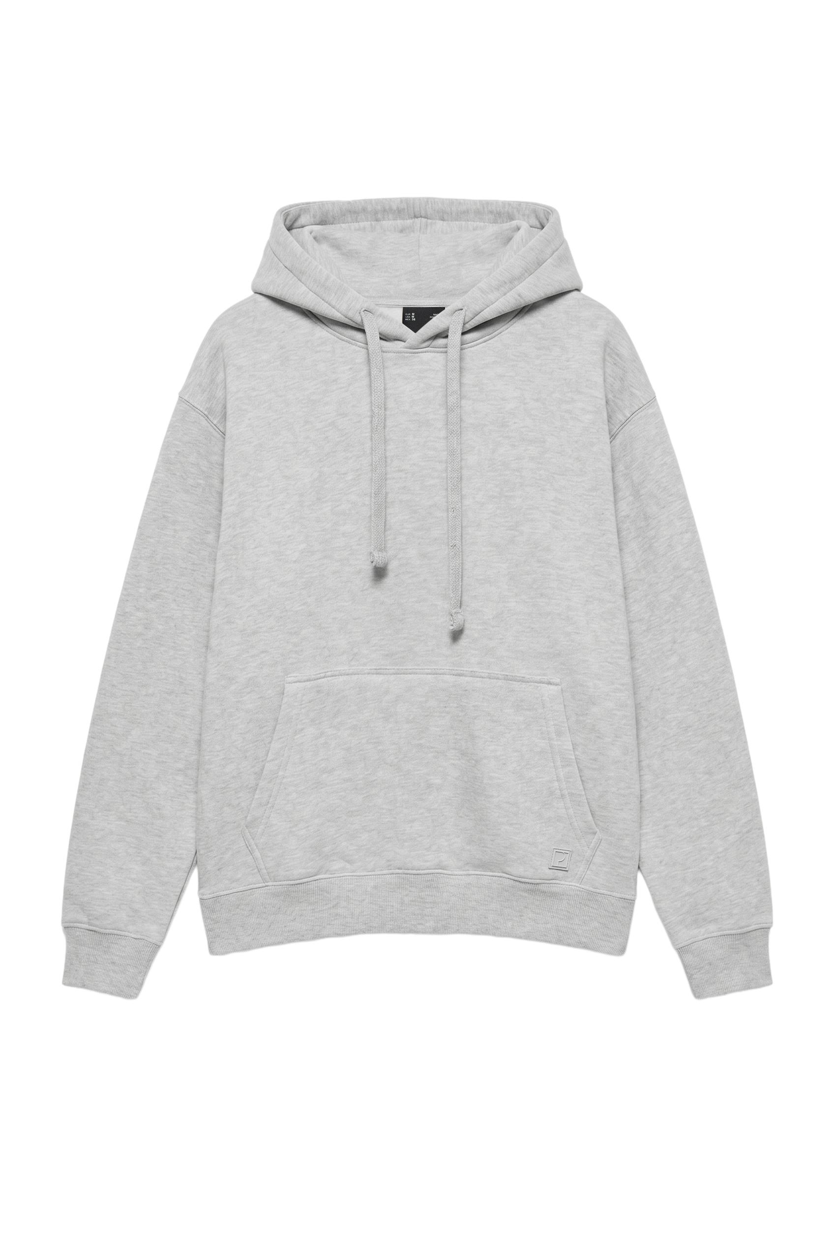 Pull&Bear Basic kapüşonlu sweatshirt görsel 5