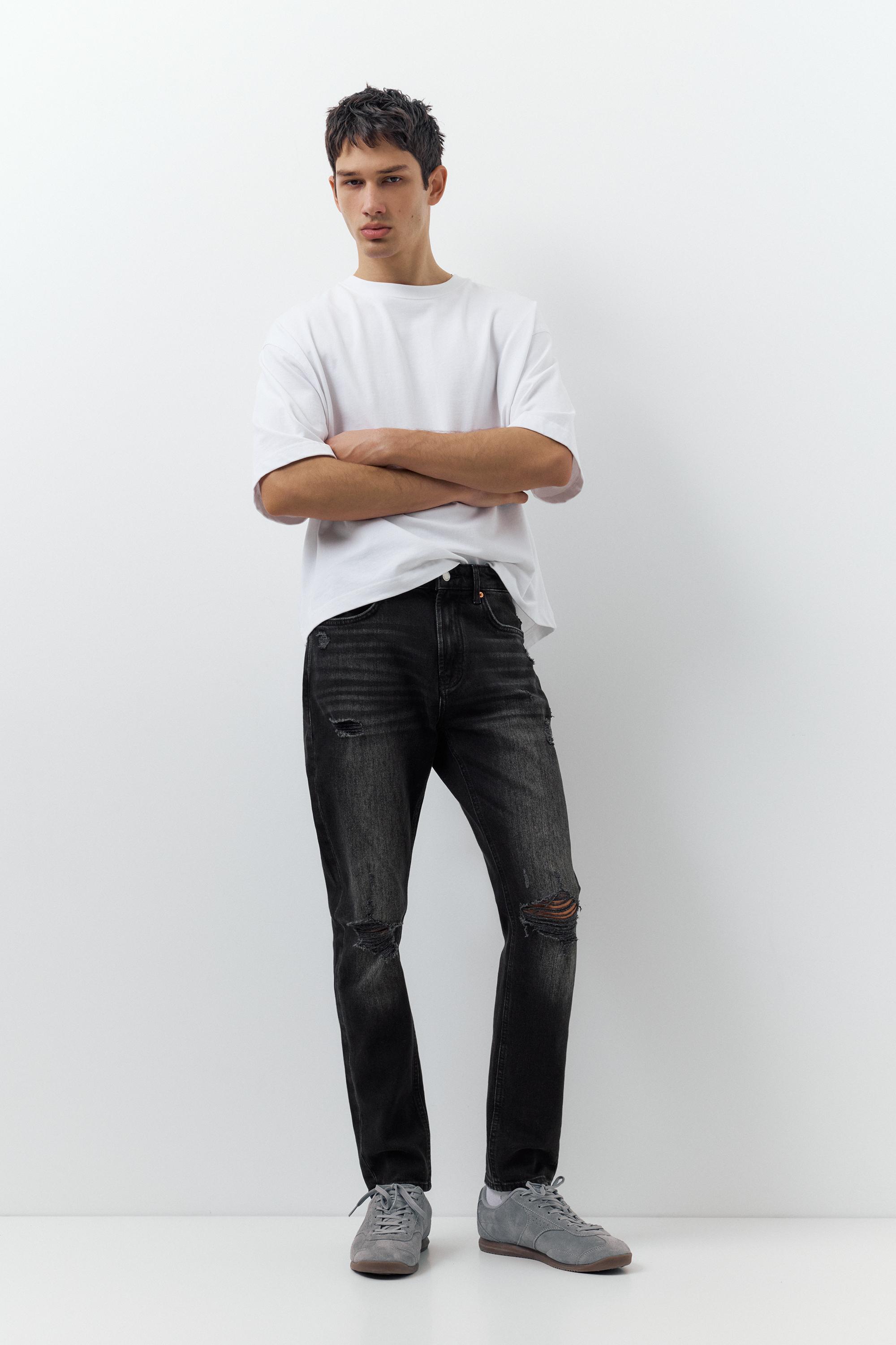 Jeans Slim Strappati
