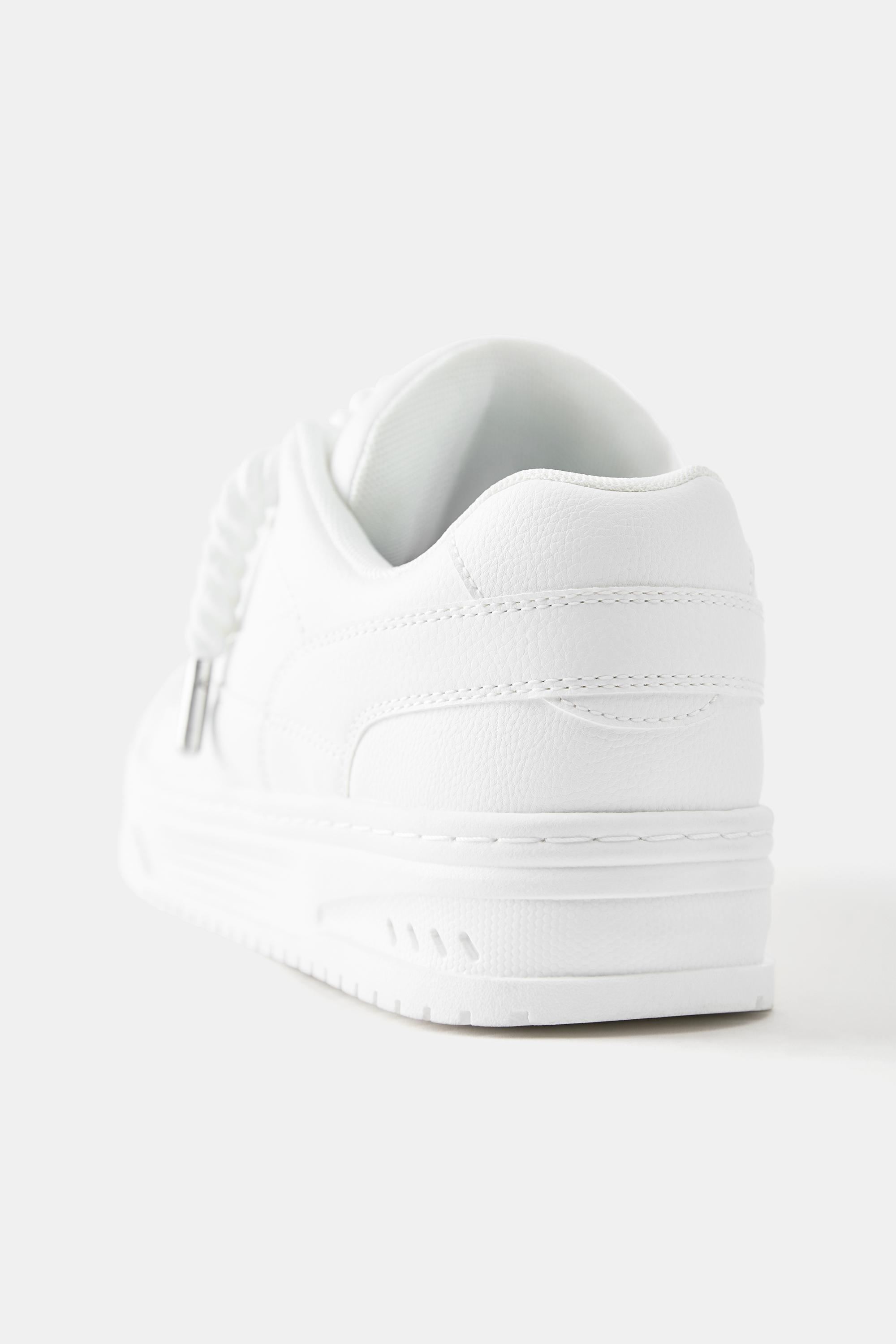 STWD lace-up trainers — White