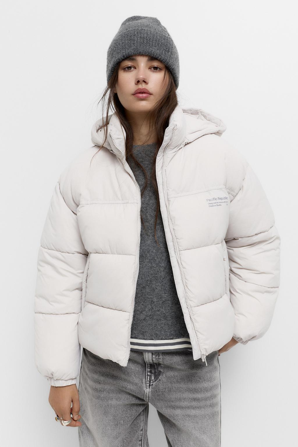 Chaqueta acolchada logo PULL&BEAR