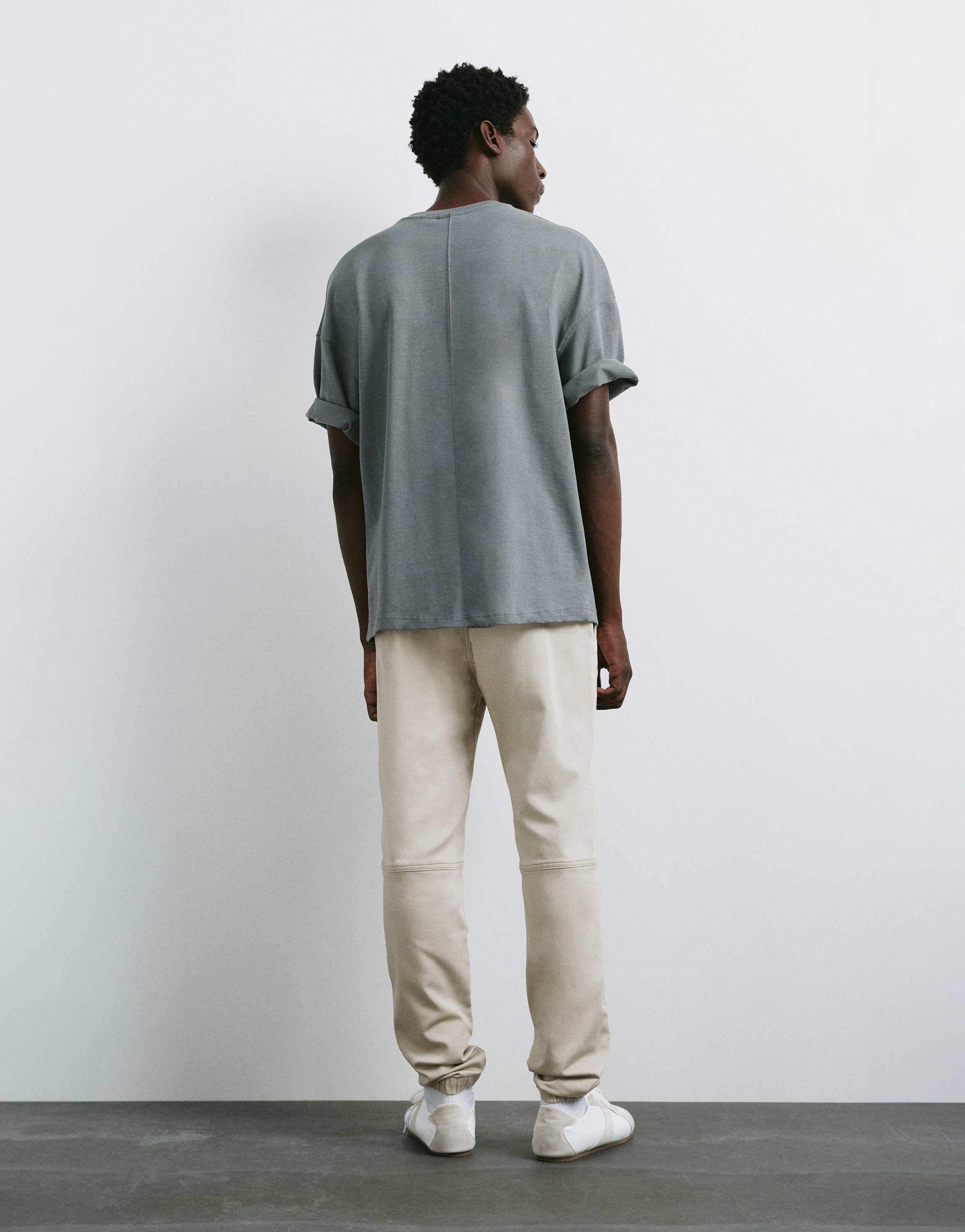 Regular fit jogging trousers — Beige