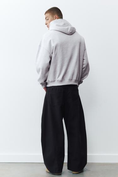 Boxy fit hoodie — Pale marl 3