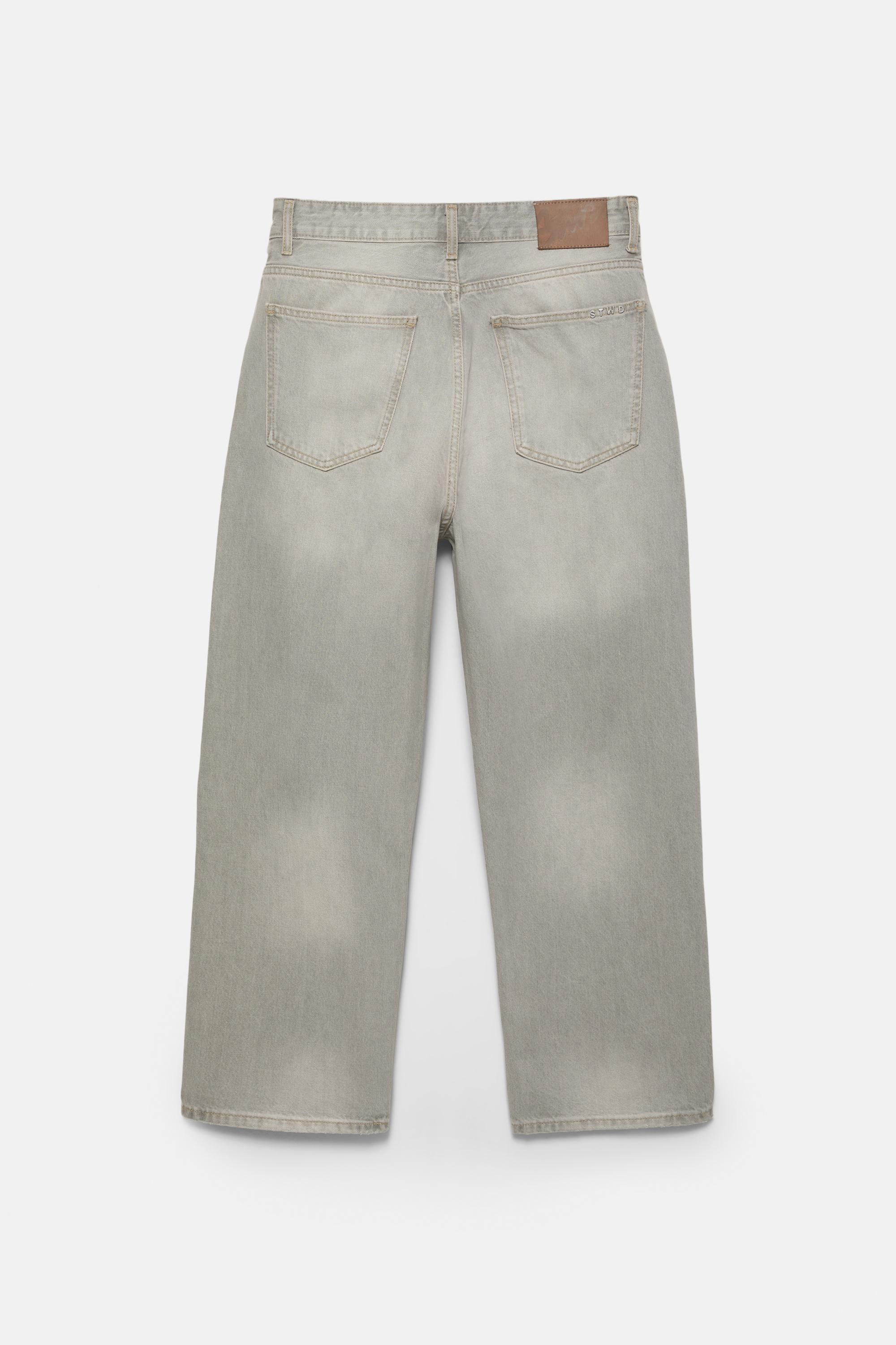Relaxed fit baggy jeans — Dark grey