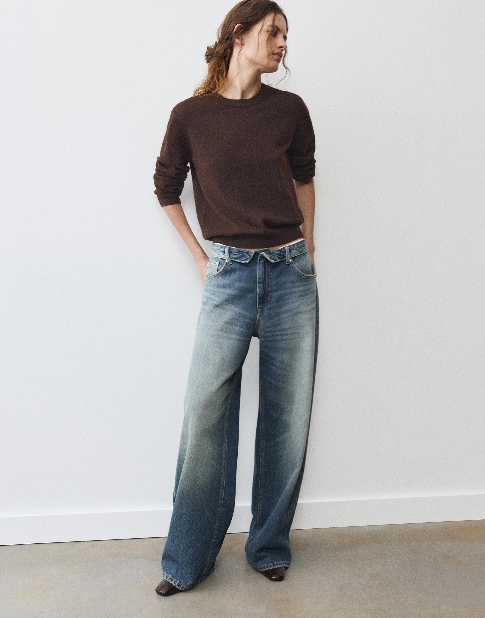 Soft knit jumper — Brown