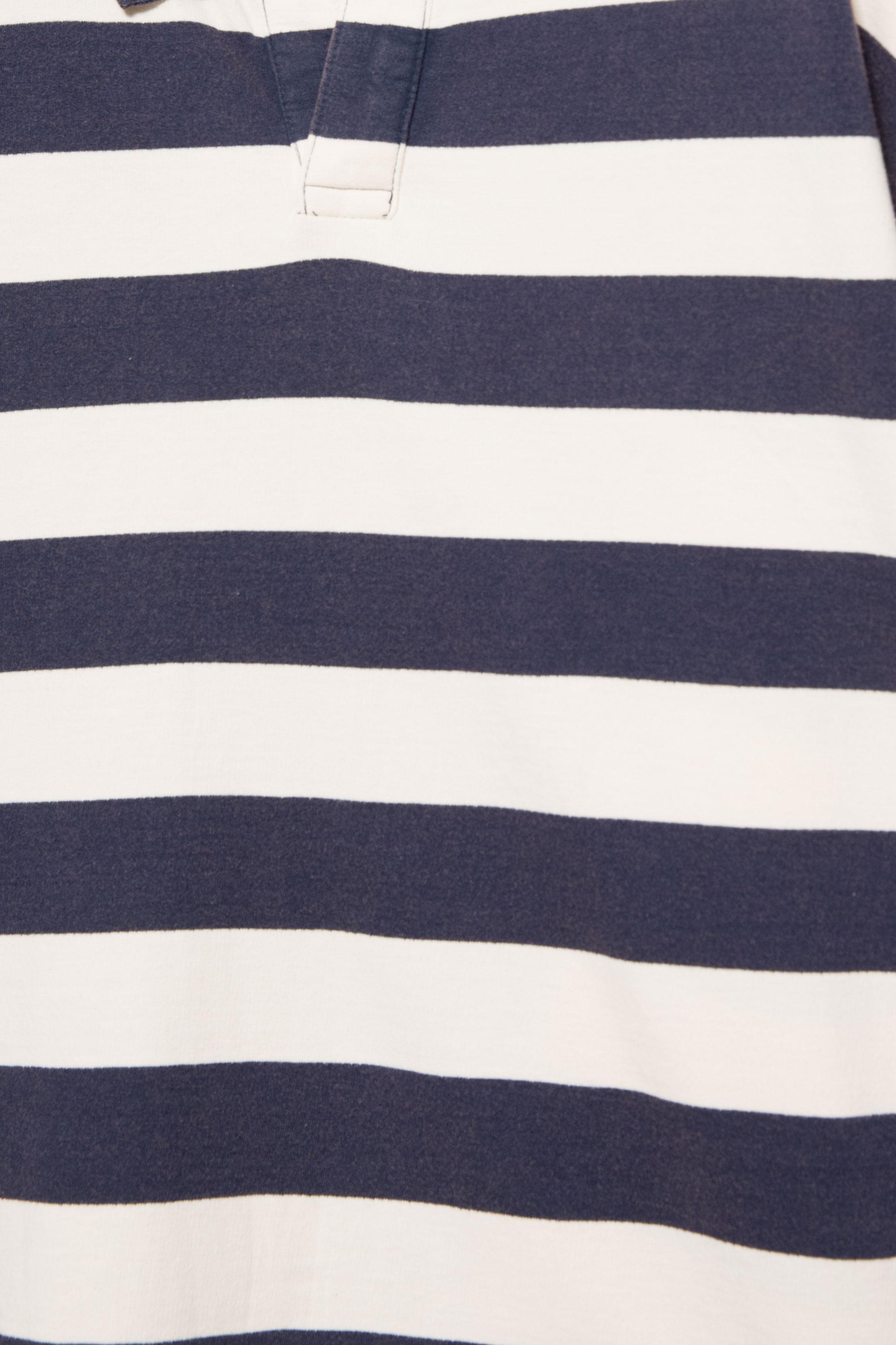 Çizgili boxy polo t-shirt - Görsel 27