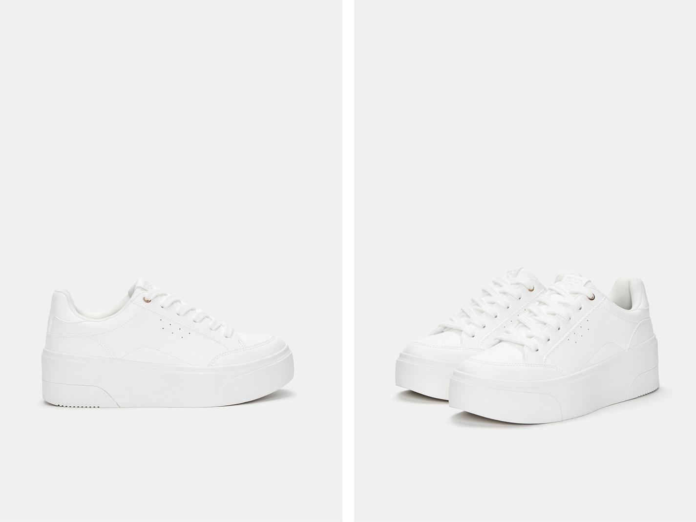Platform sneakers — White