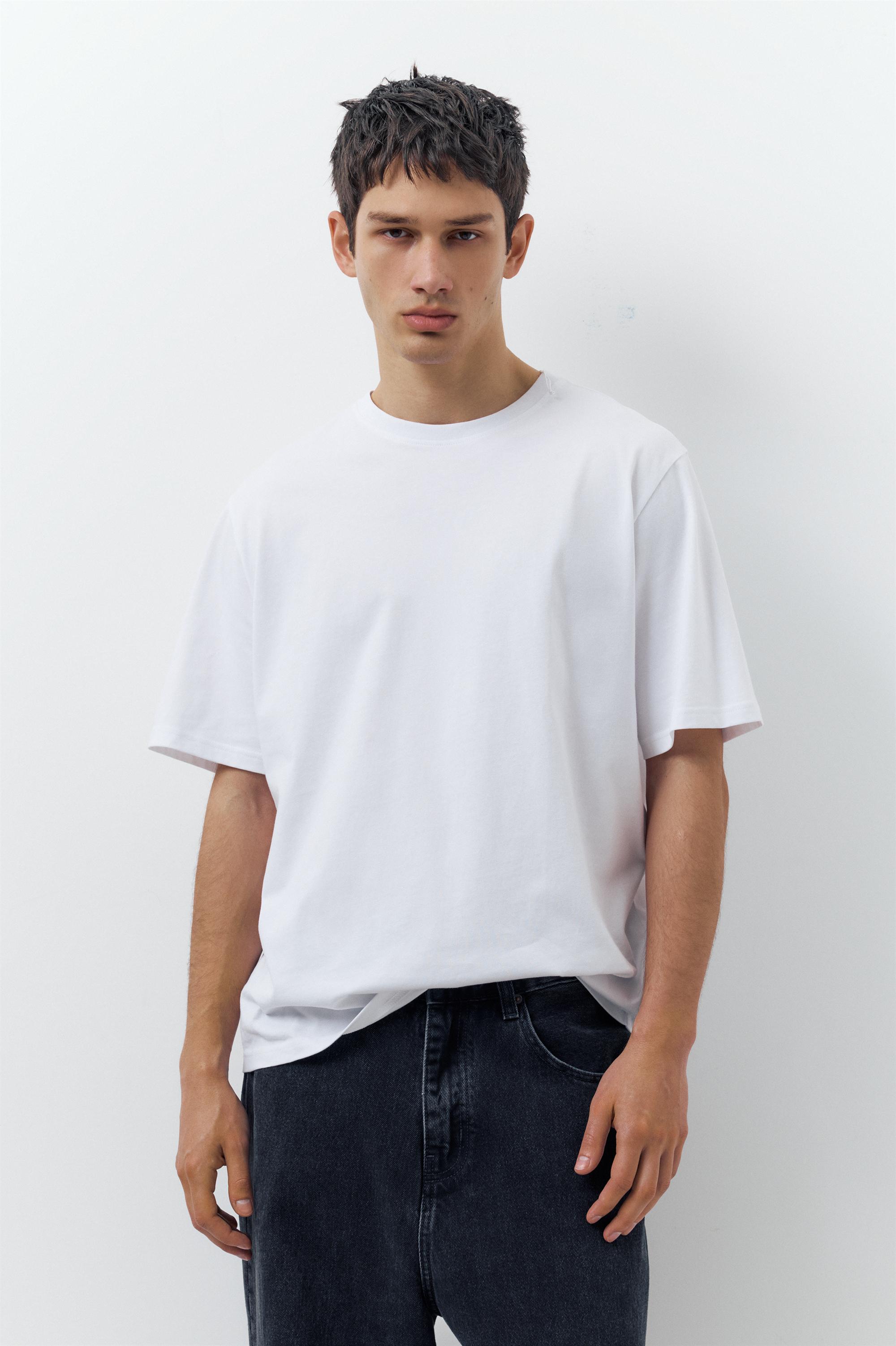 3-pack of short sleeve T-shirts — Navy