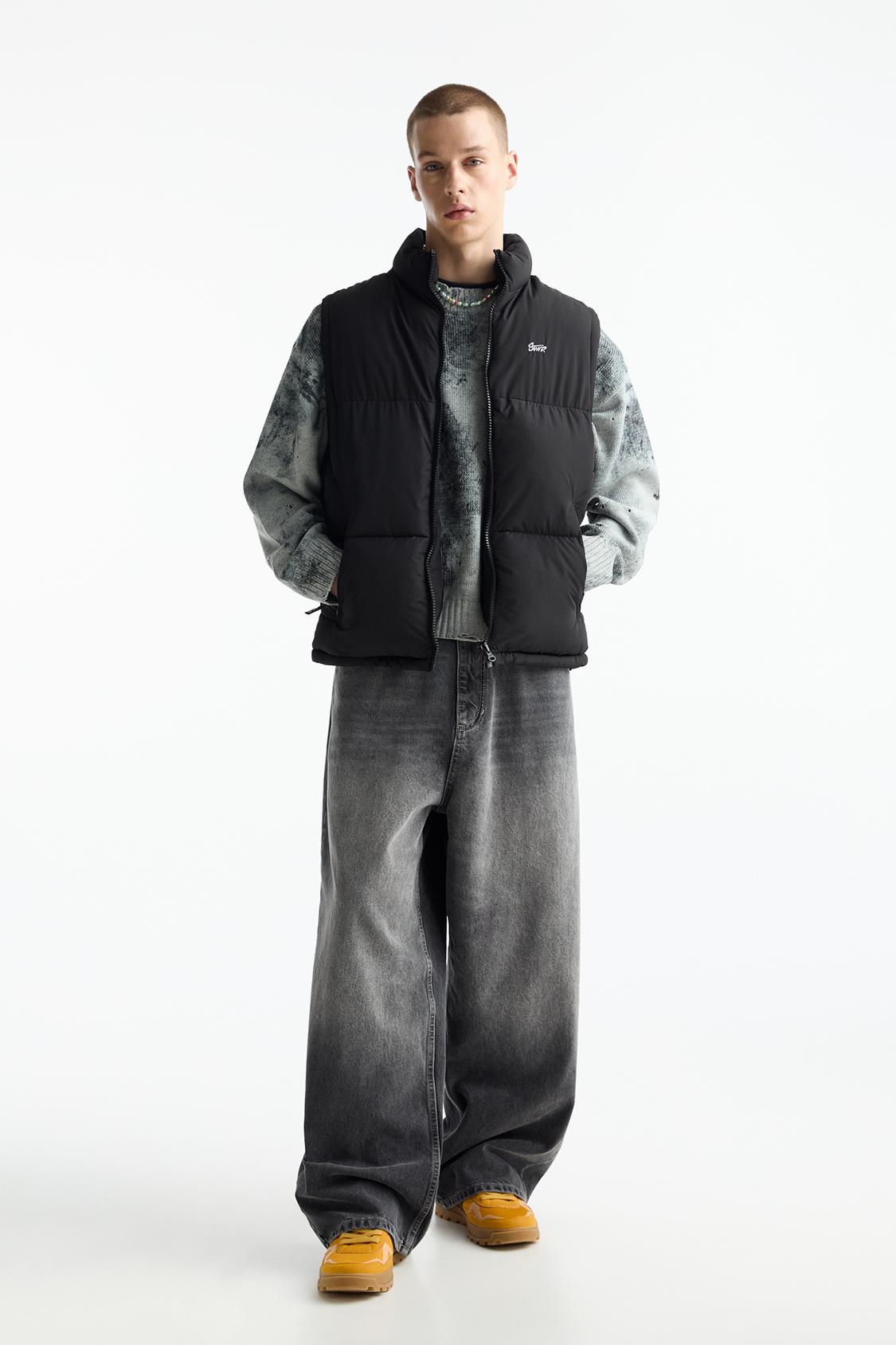 Gilet Sans Manche Homme Gilet Matelassé Solid SDDry Capuche