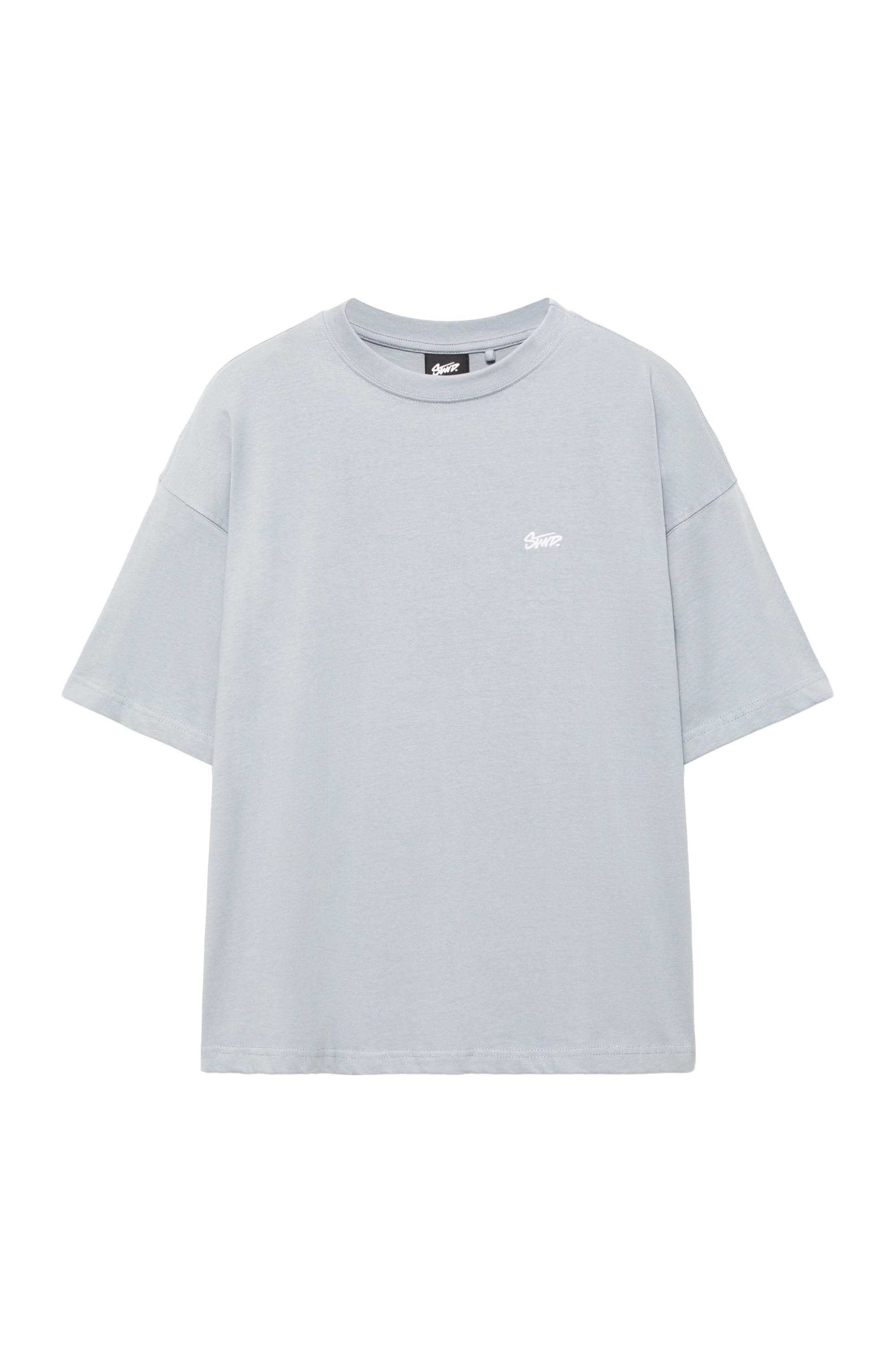 STWD logolu boxy tişört - Görsel 17