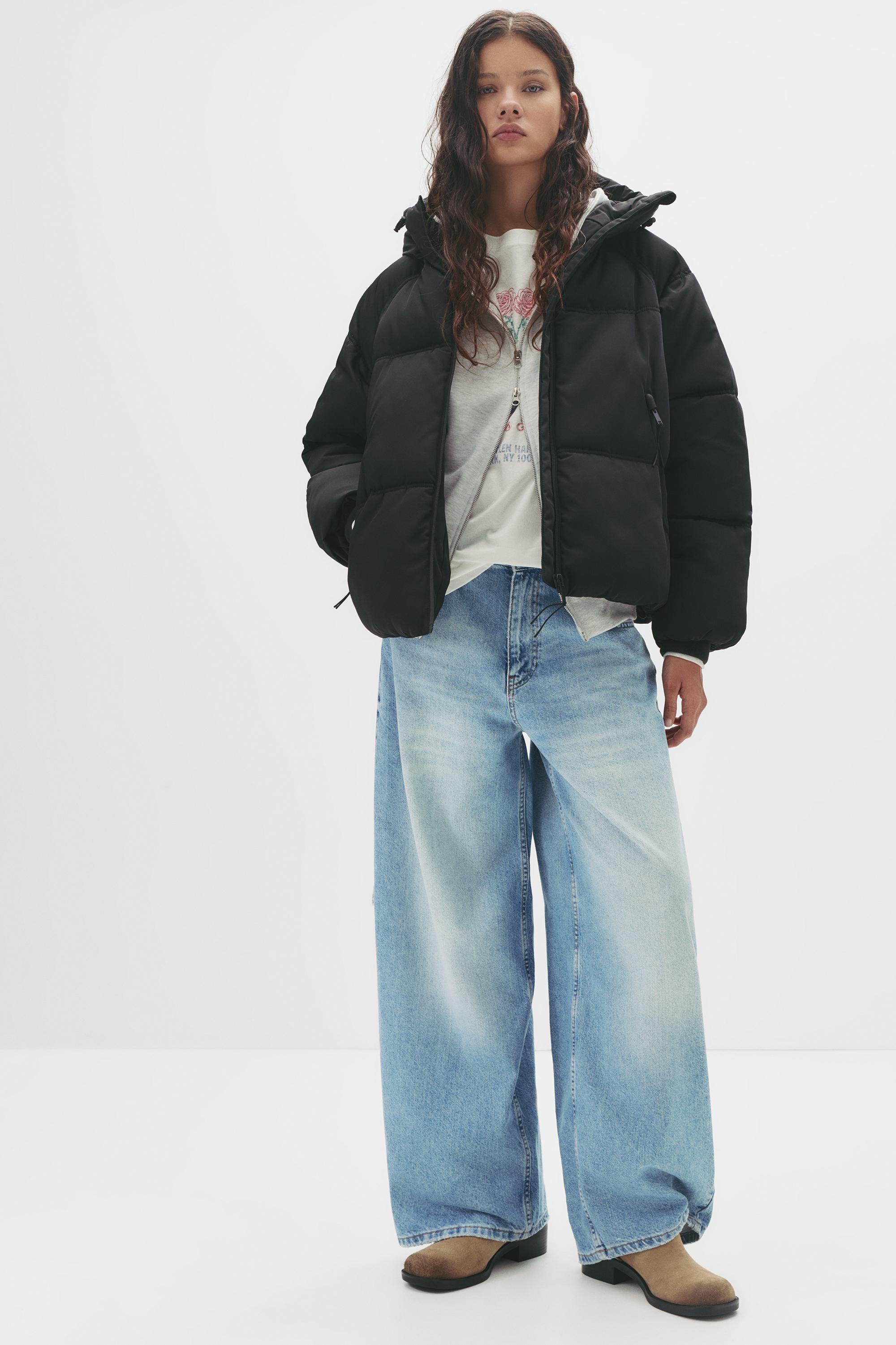 Steppjacke Mit Kapuze